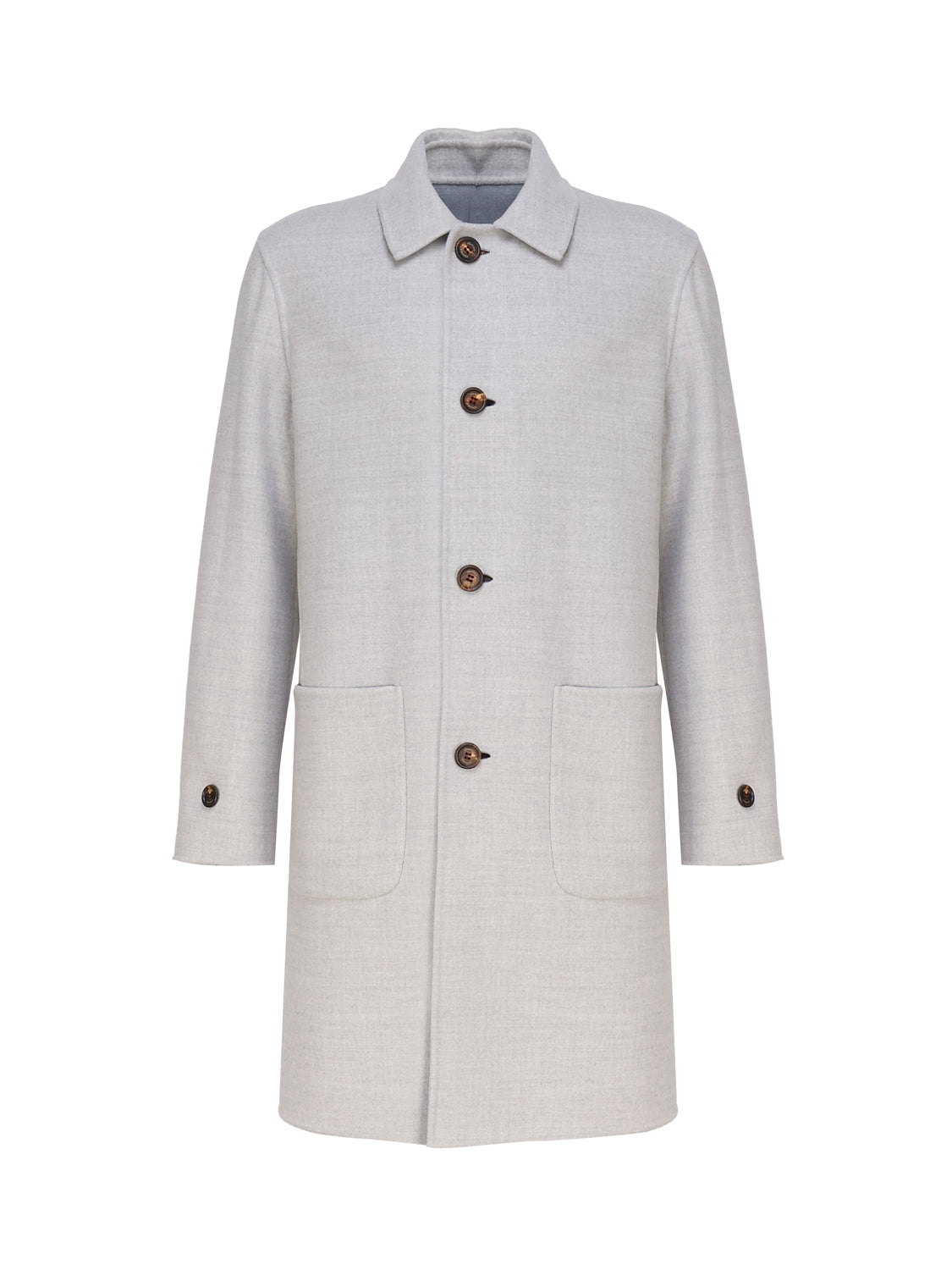Eleventy Coats Blue Wool