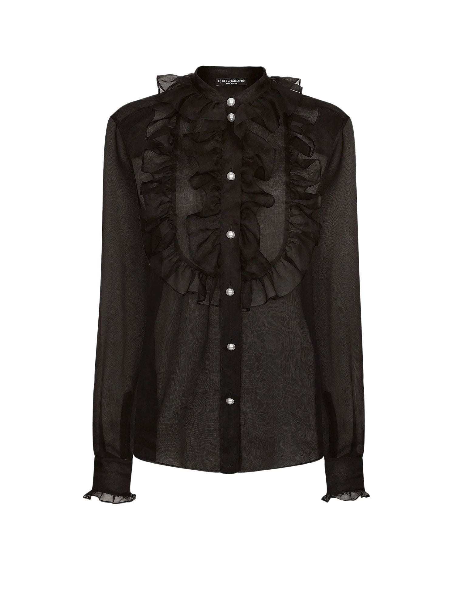 Dolce & Gabbana Shirts Black Seta