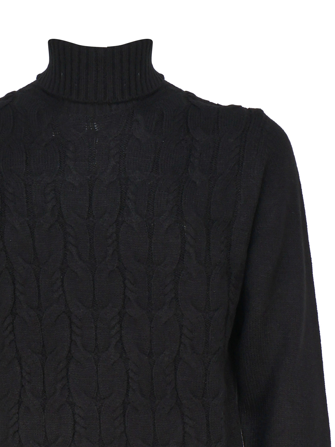 Markup Sweaters Black Acrilico Lana