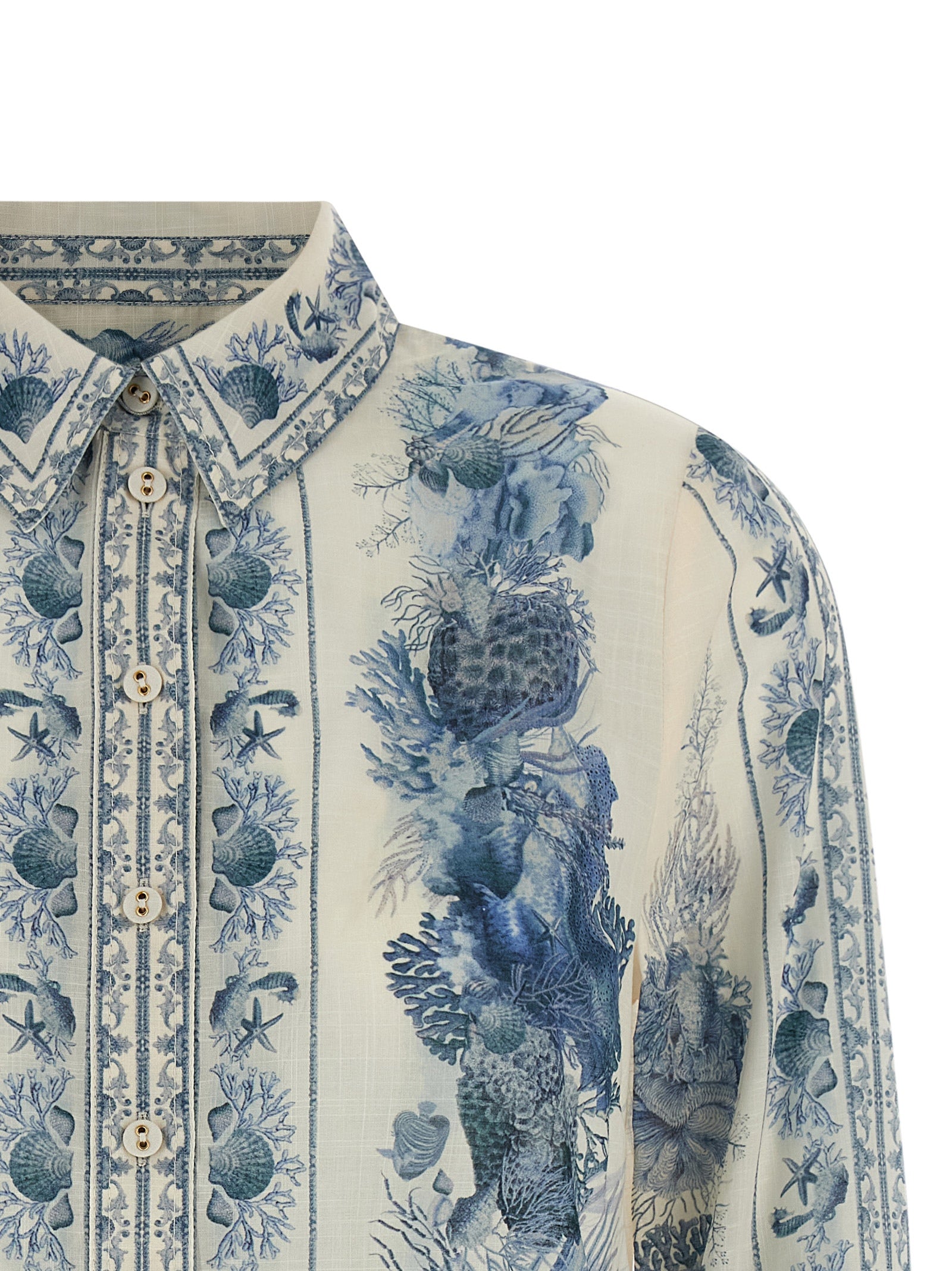 Wanderlust shirt Blue Cotton Shirt, Blouse