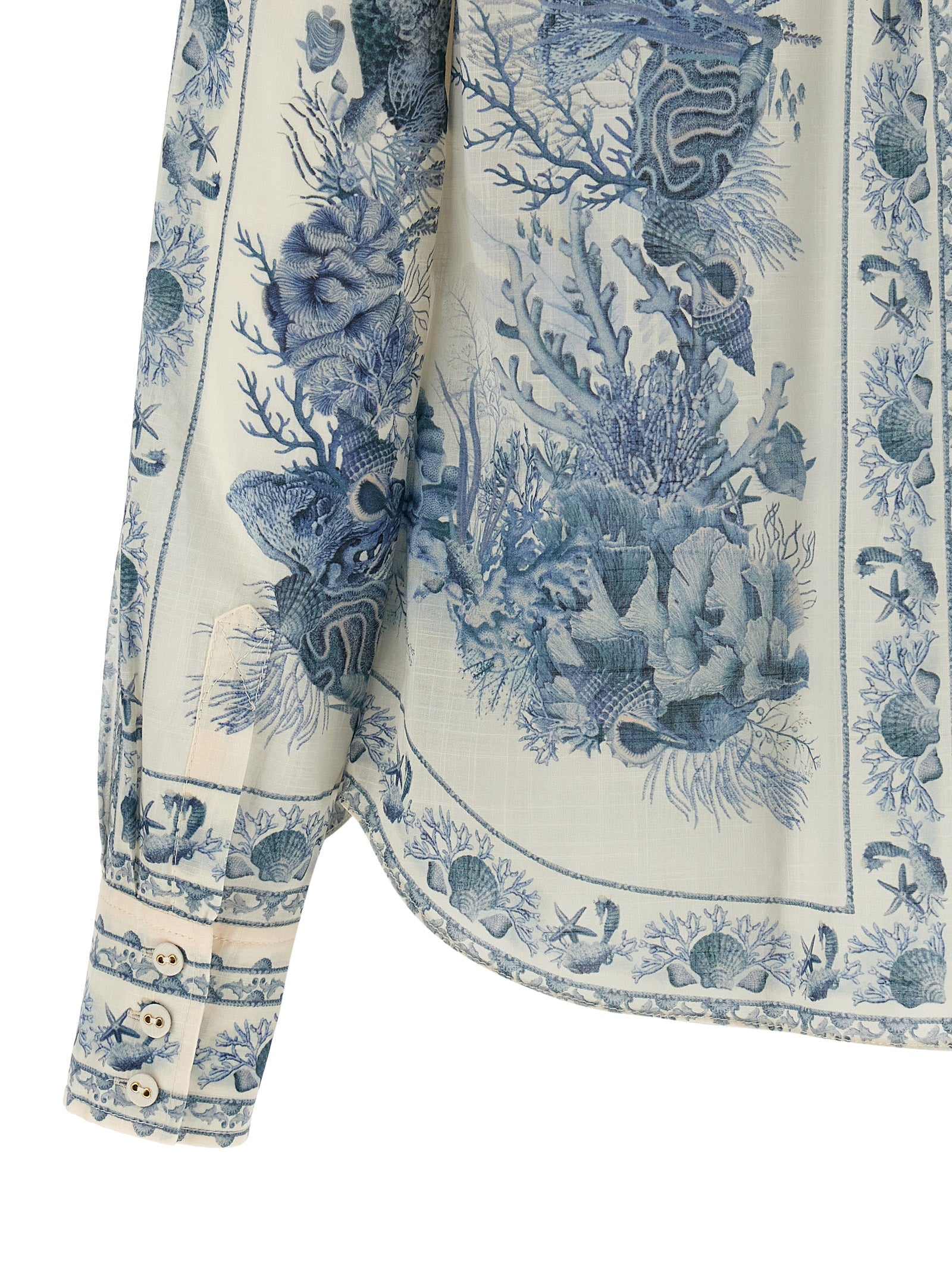 Wanderlust shirt Blue Cotton Shirt, Blouse