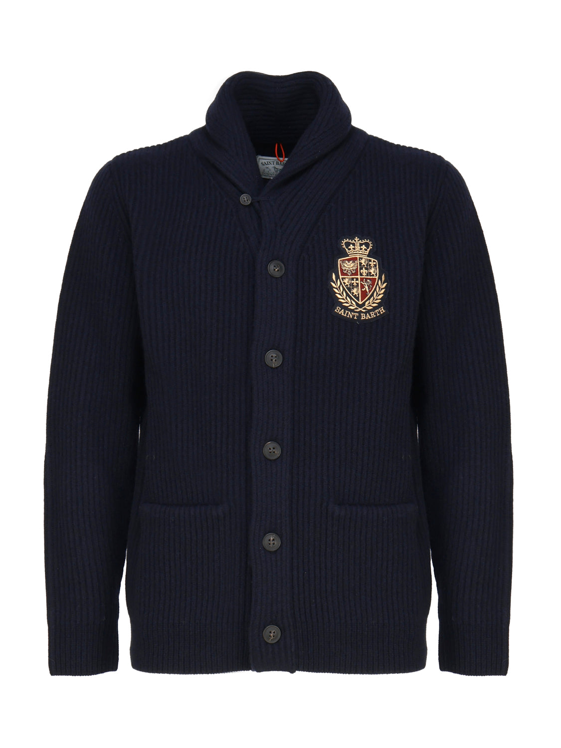 Mc2 Saint Barth Sweaters Blue Wool