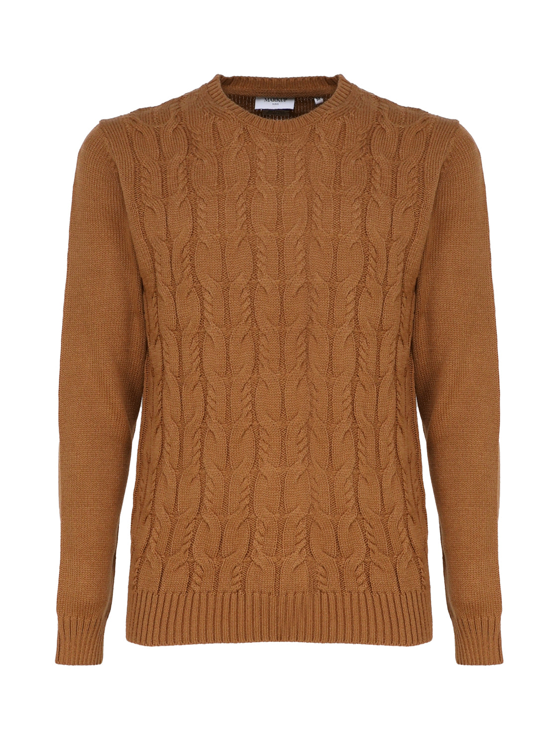 Markup Sweaters Brown Acrylic Wool