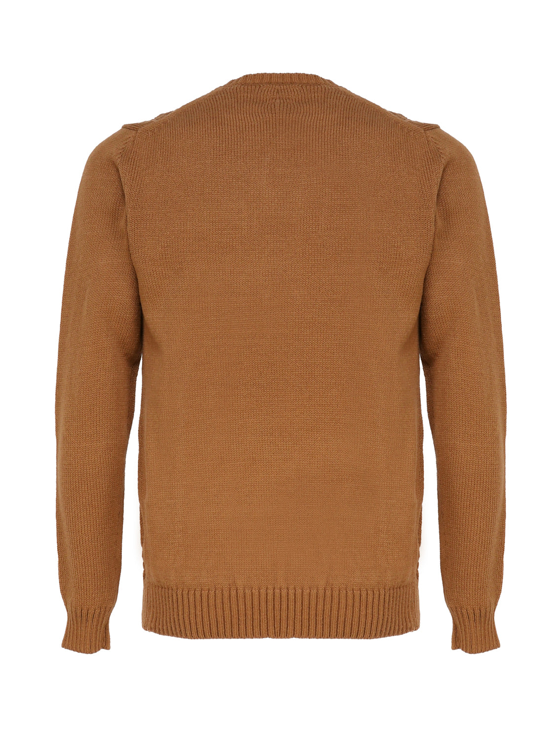 Markup Sweaters Brown Acrylic Wool
