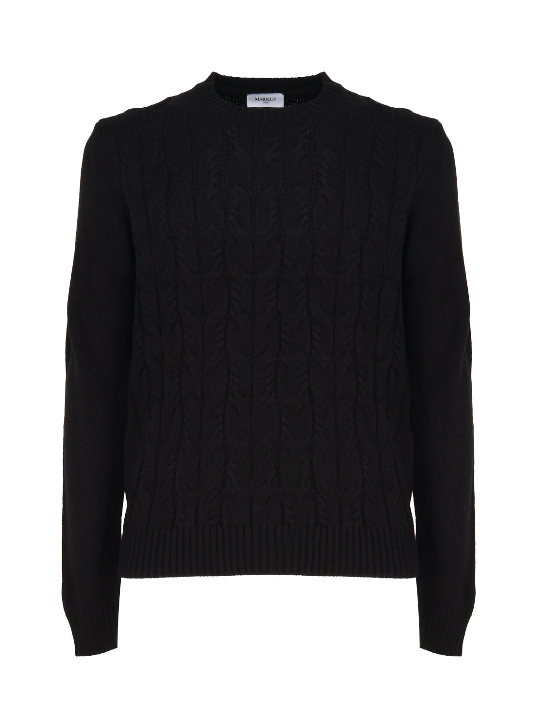 Markup Sweaters Black Acrylic Wool