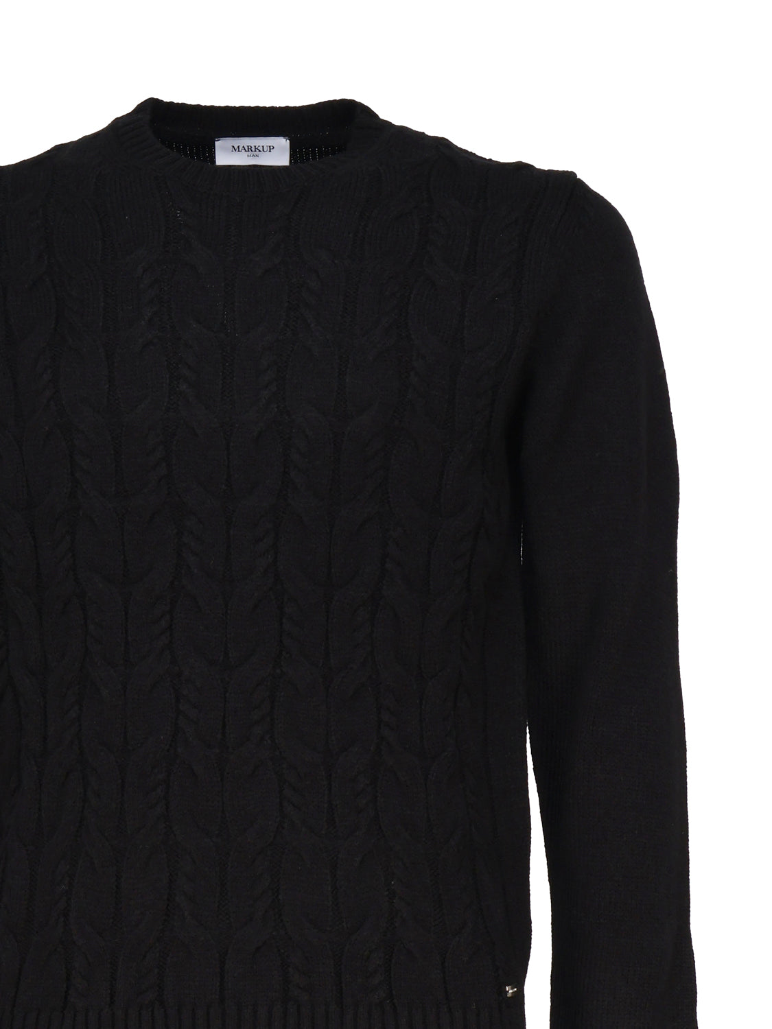 Markup Sweaters Black Acrylic Wool