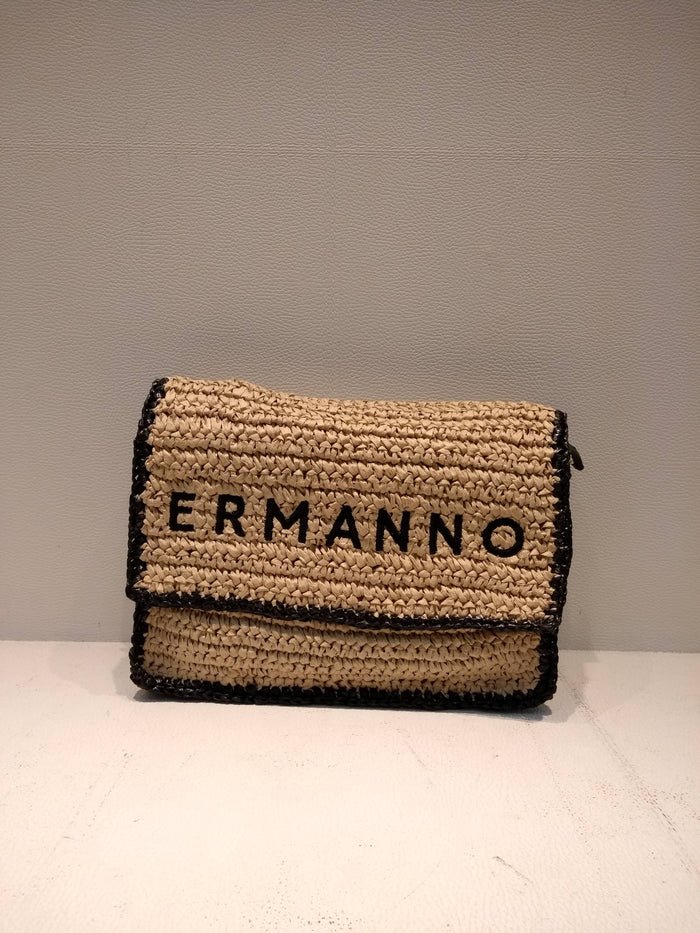 Flap Romina Black Calf Leather Bag