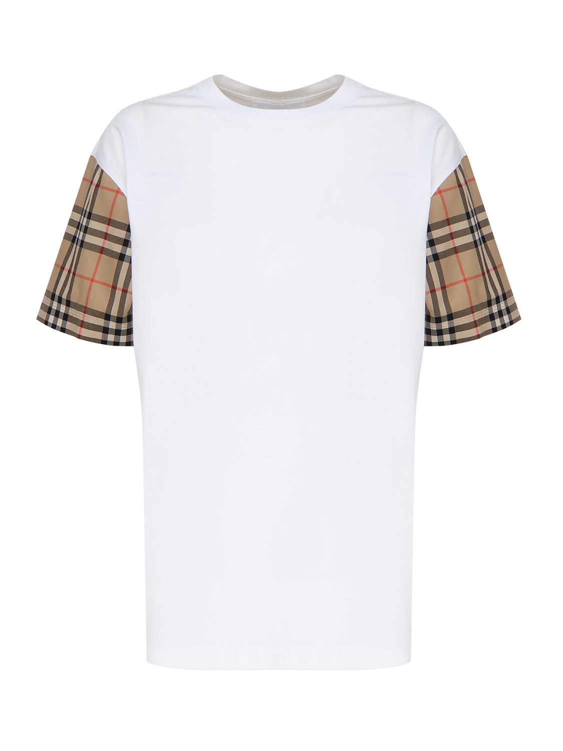 Burberry T-Shirts And Polos White Cotton