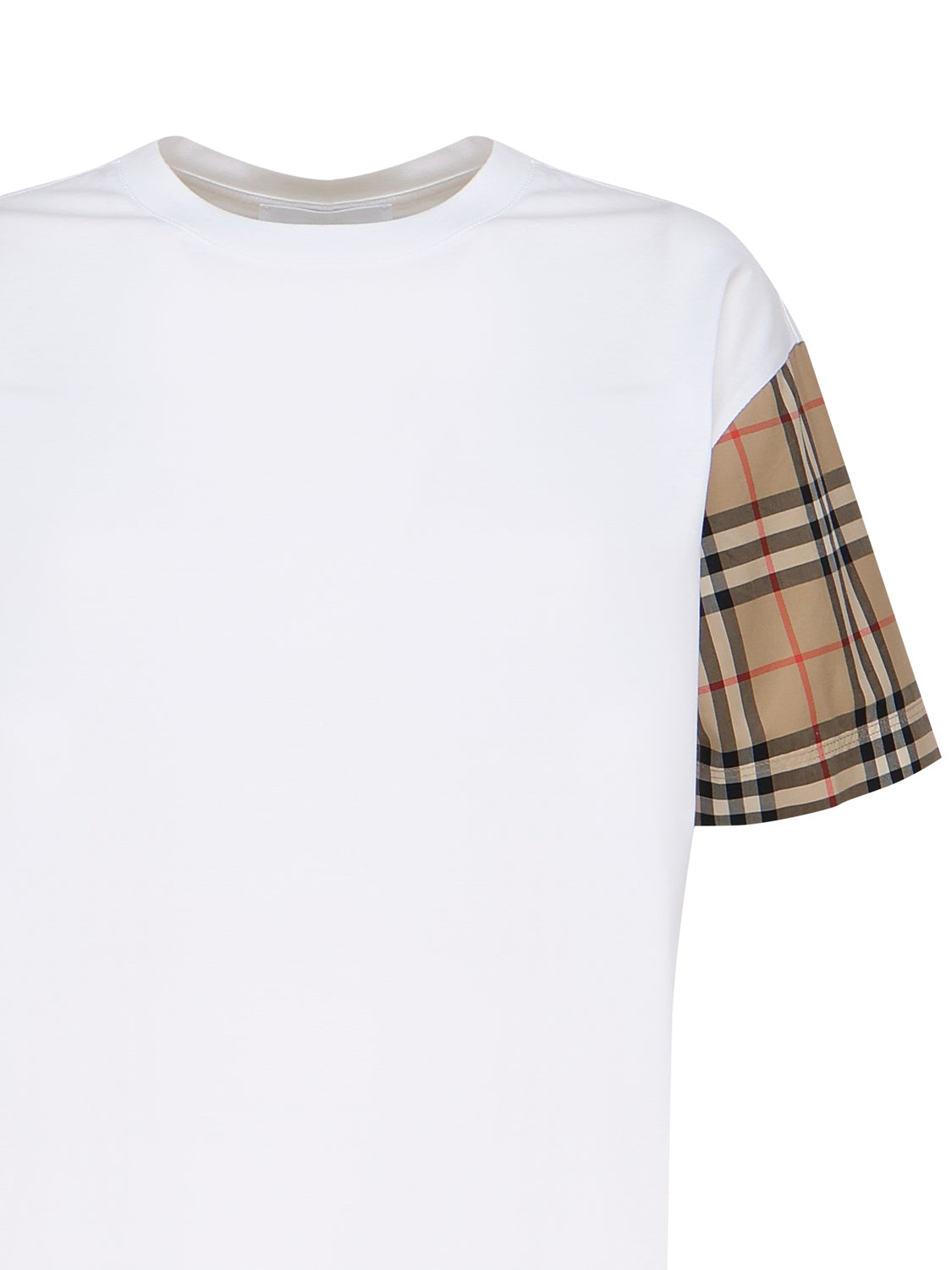 Burberry T-Shirts And Polos White Cotton