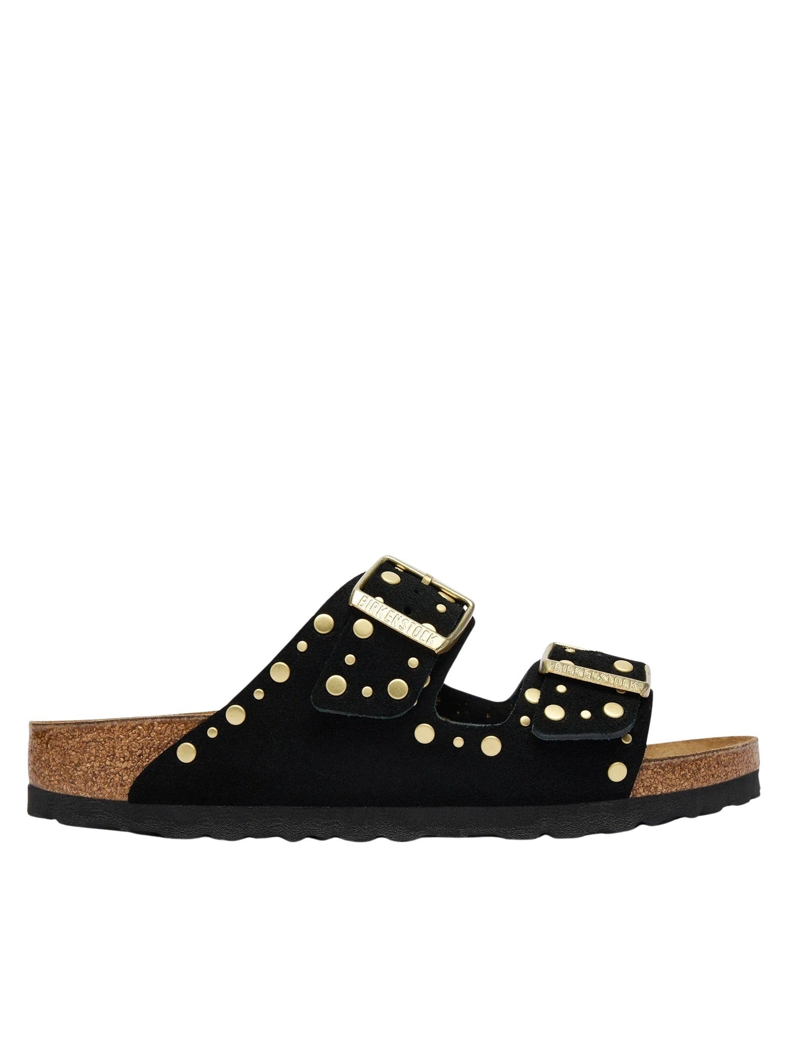 Arizona Rivet Black Suede | Leather Shoe