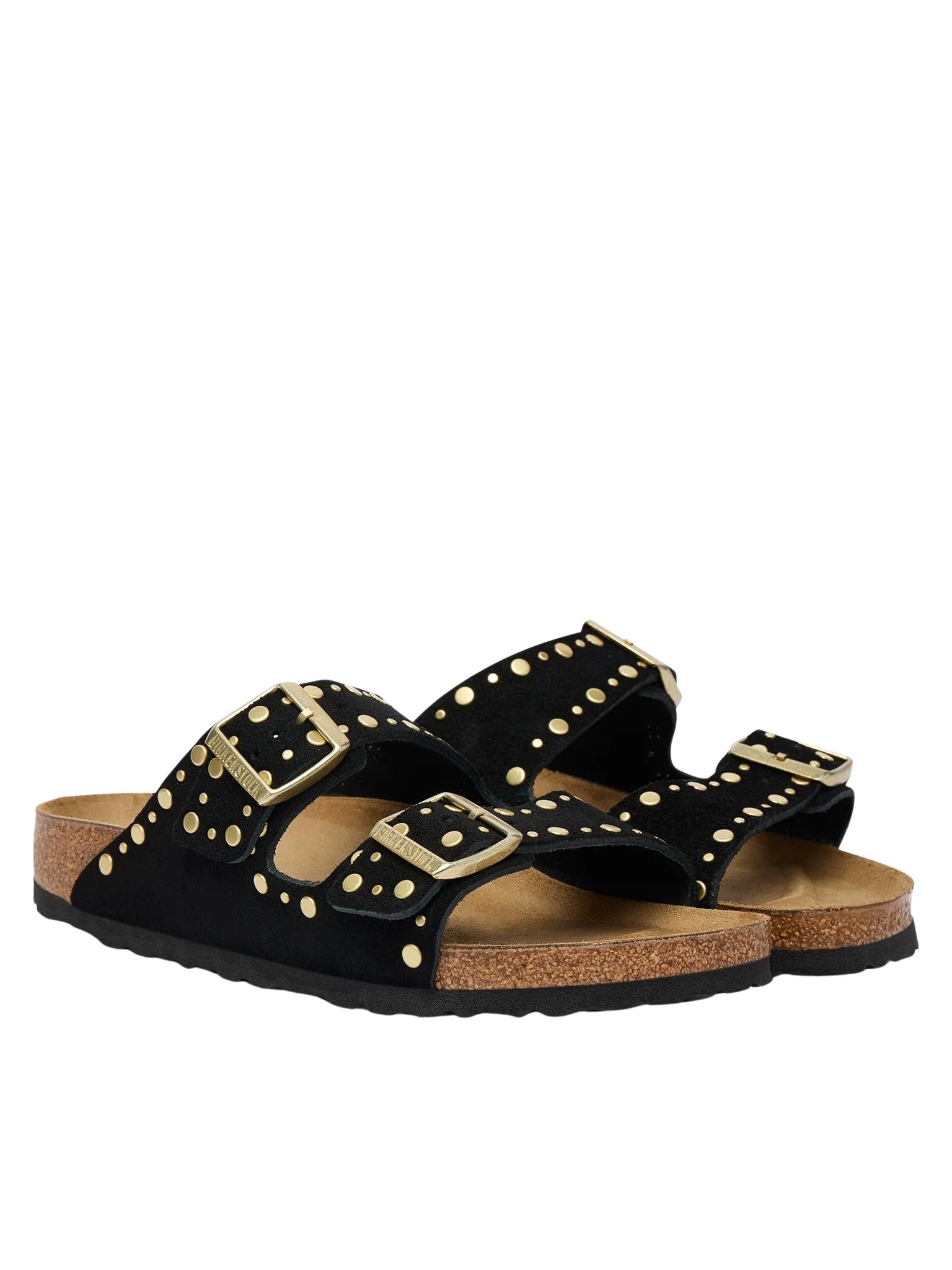 Arizona Rivet Black Suede | Leather Shoe