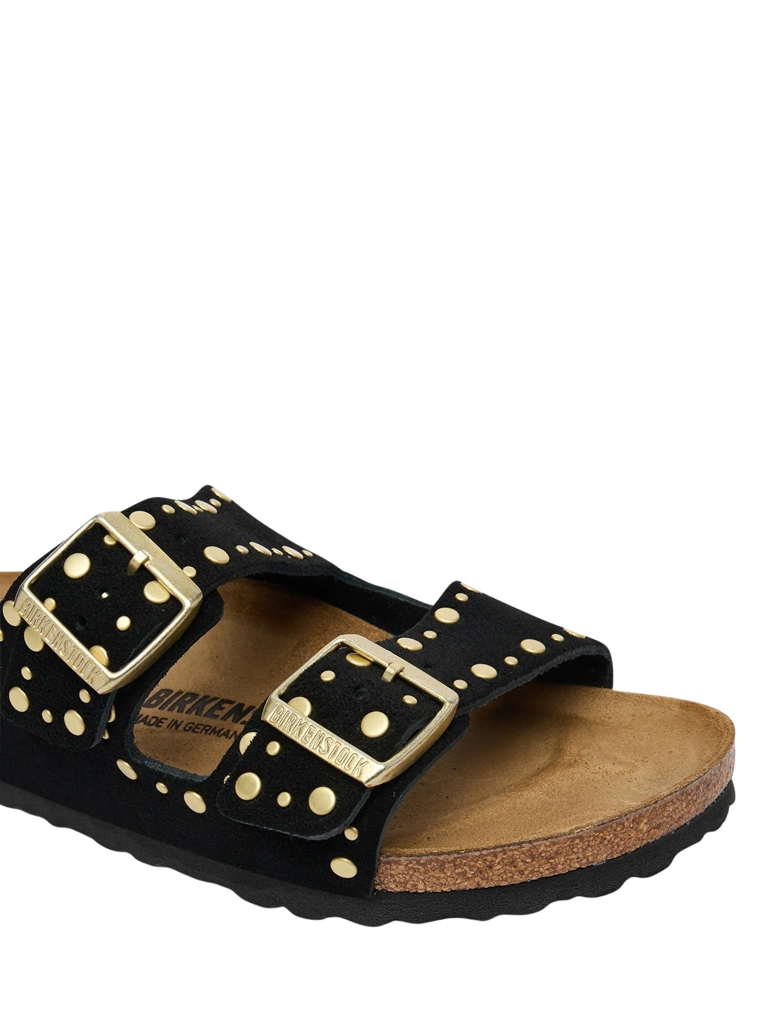 Arizona Rivet Black Suede | Leather Shoe