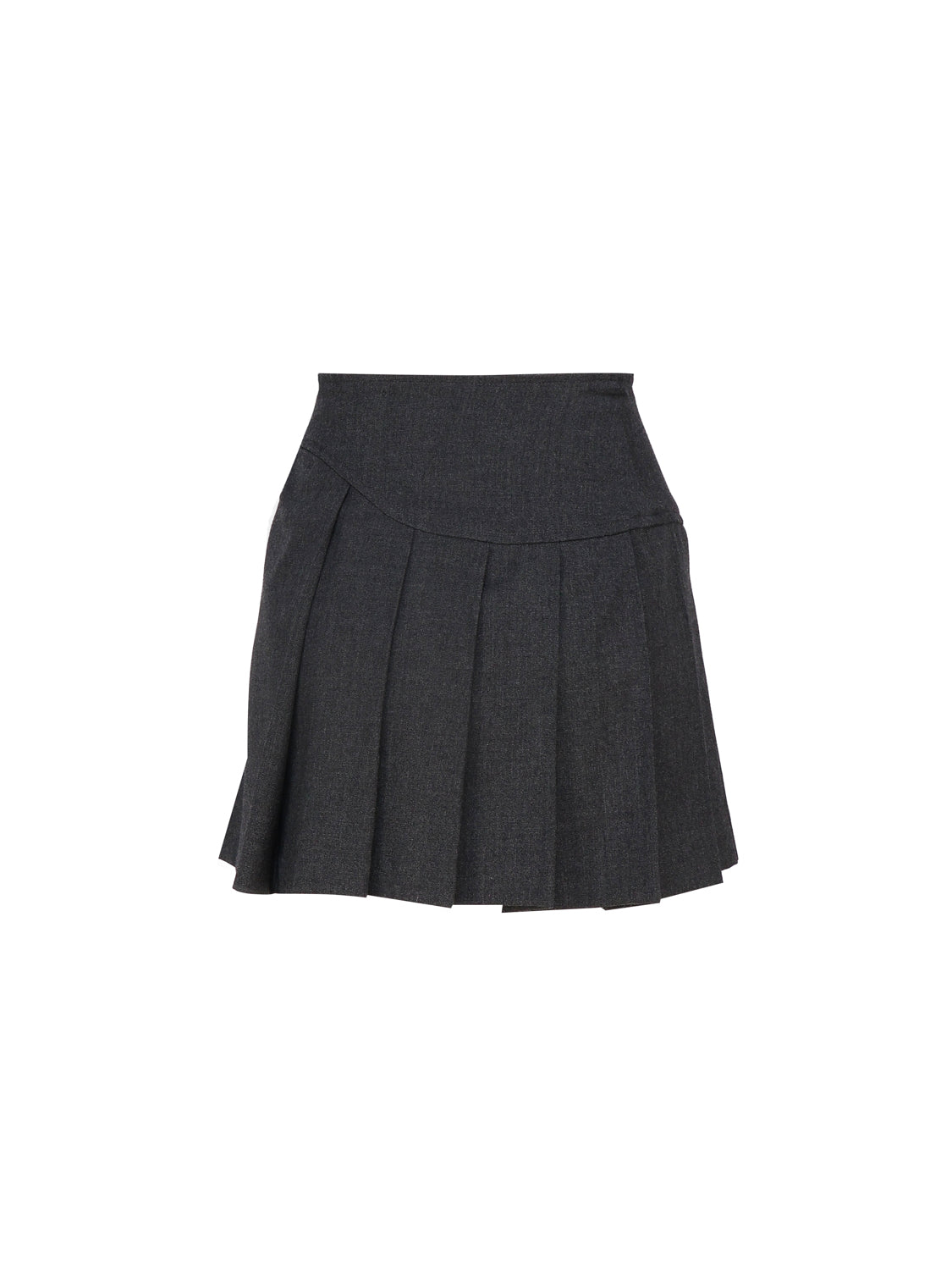 Pinko Skirts Grey Wool