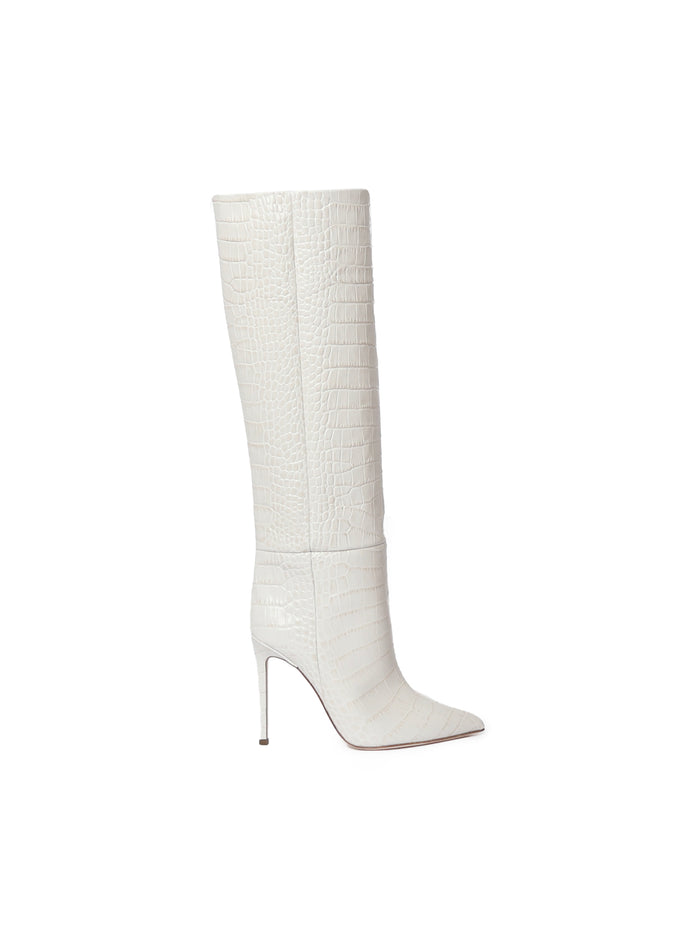 Paris Texas Boots White Calfskin