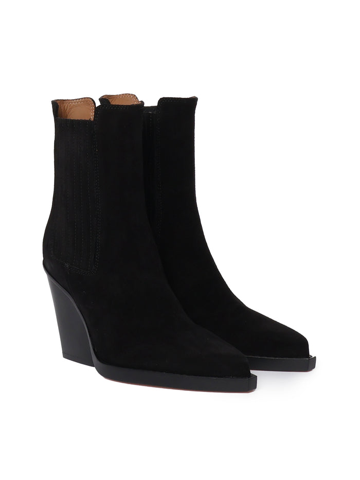 Paris Texas Boots Black Suede