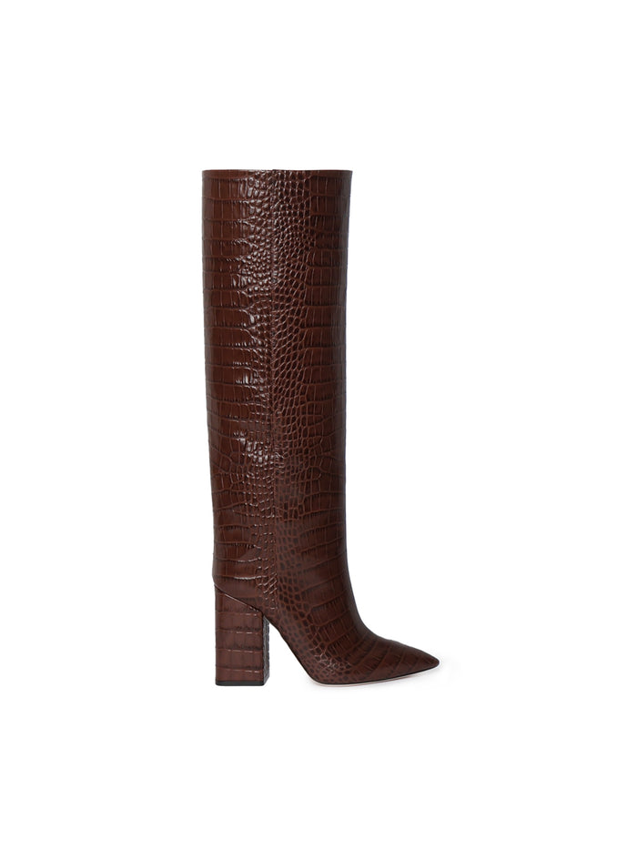 Paris Texas Boots Brown Calfskin