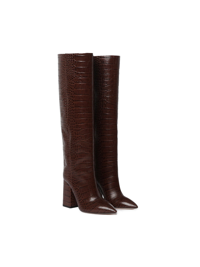 Paris Texas Boots Brown Calfskin