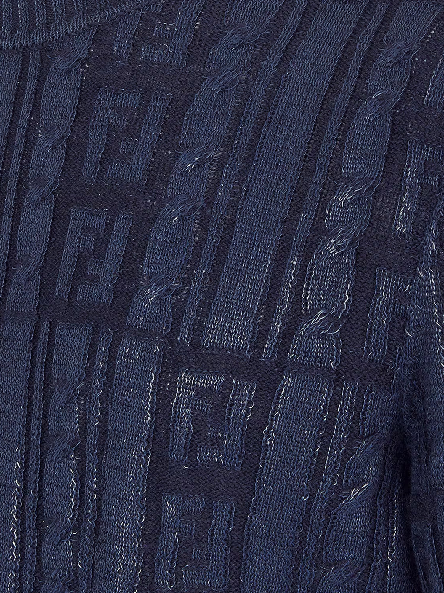 Fendi Sweaters Blue Lana