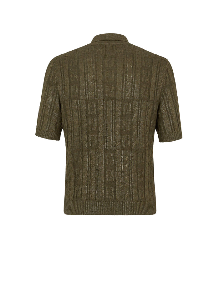 Fendi T-shirts and Polos Green Lana