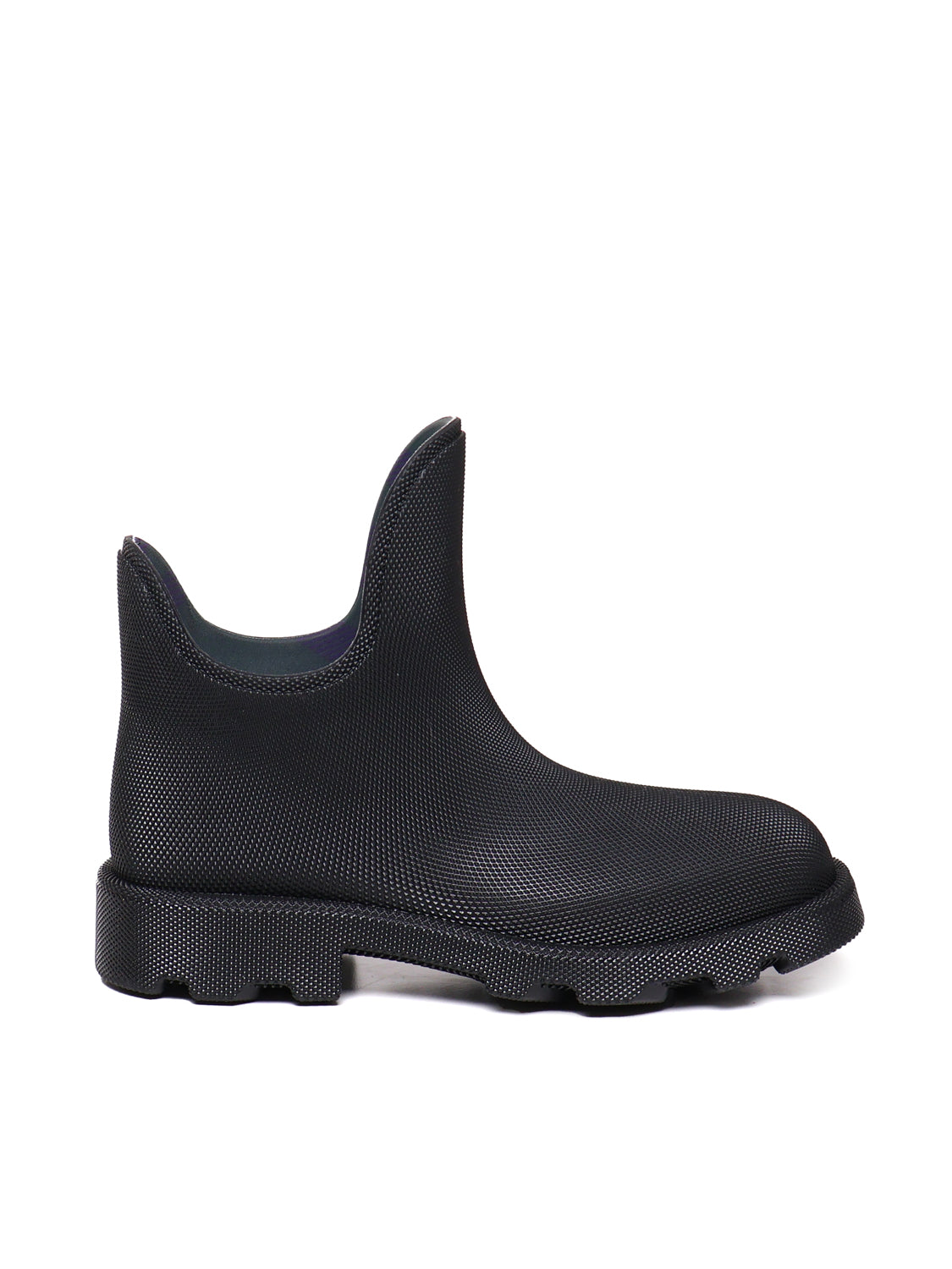 Burberry Boots Black Polyurethane