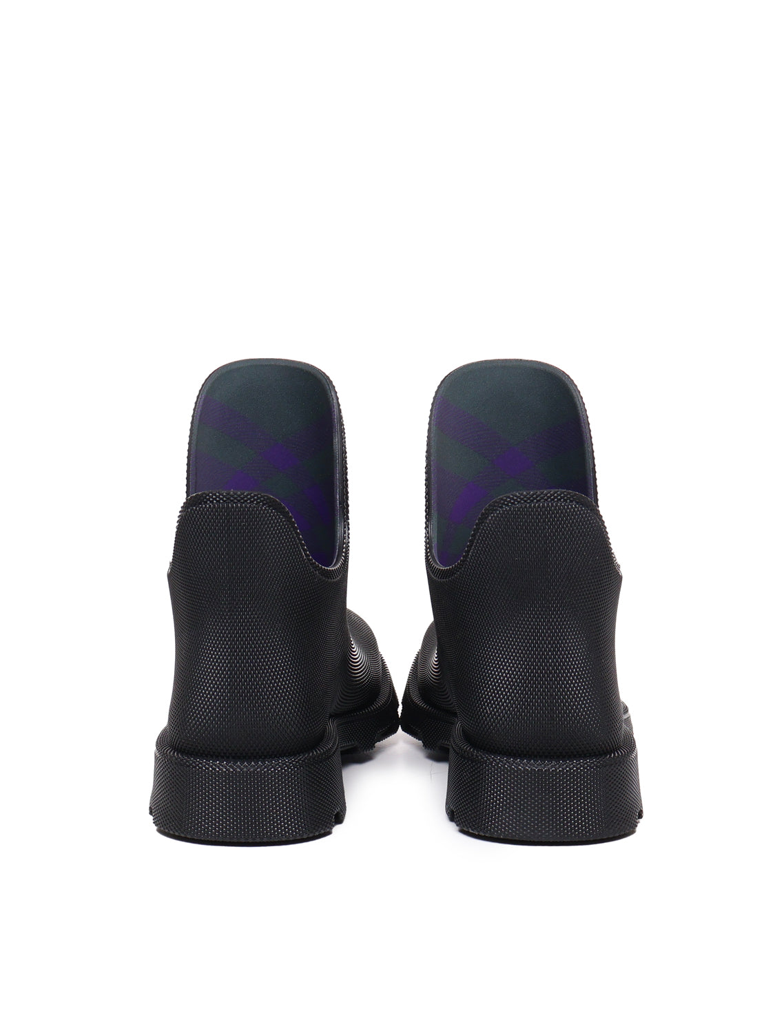 Burberry Boots Black Polyurethane