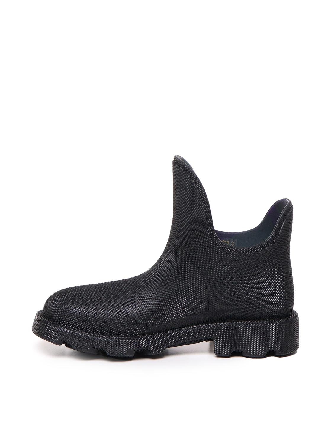 Burberry Boots Black Polyurethane