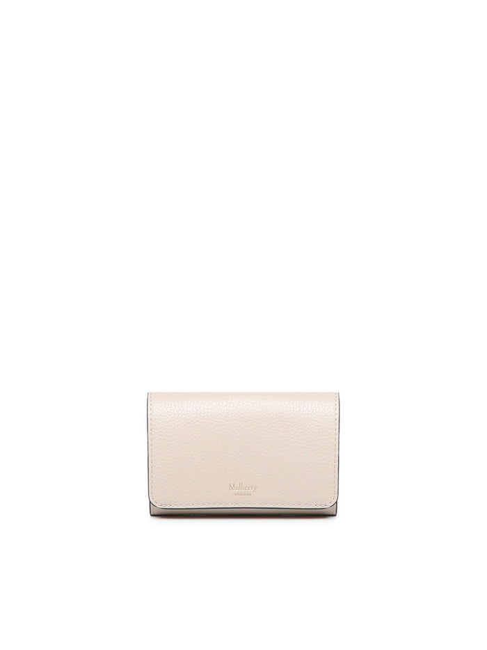 Mulberry Wallets Chalk Bovine