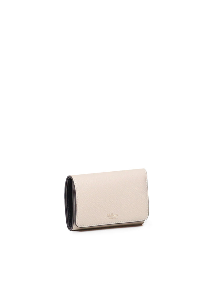 Mulberry Wallets Chalk Bovine