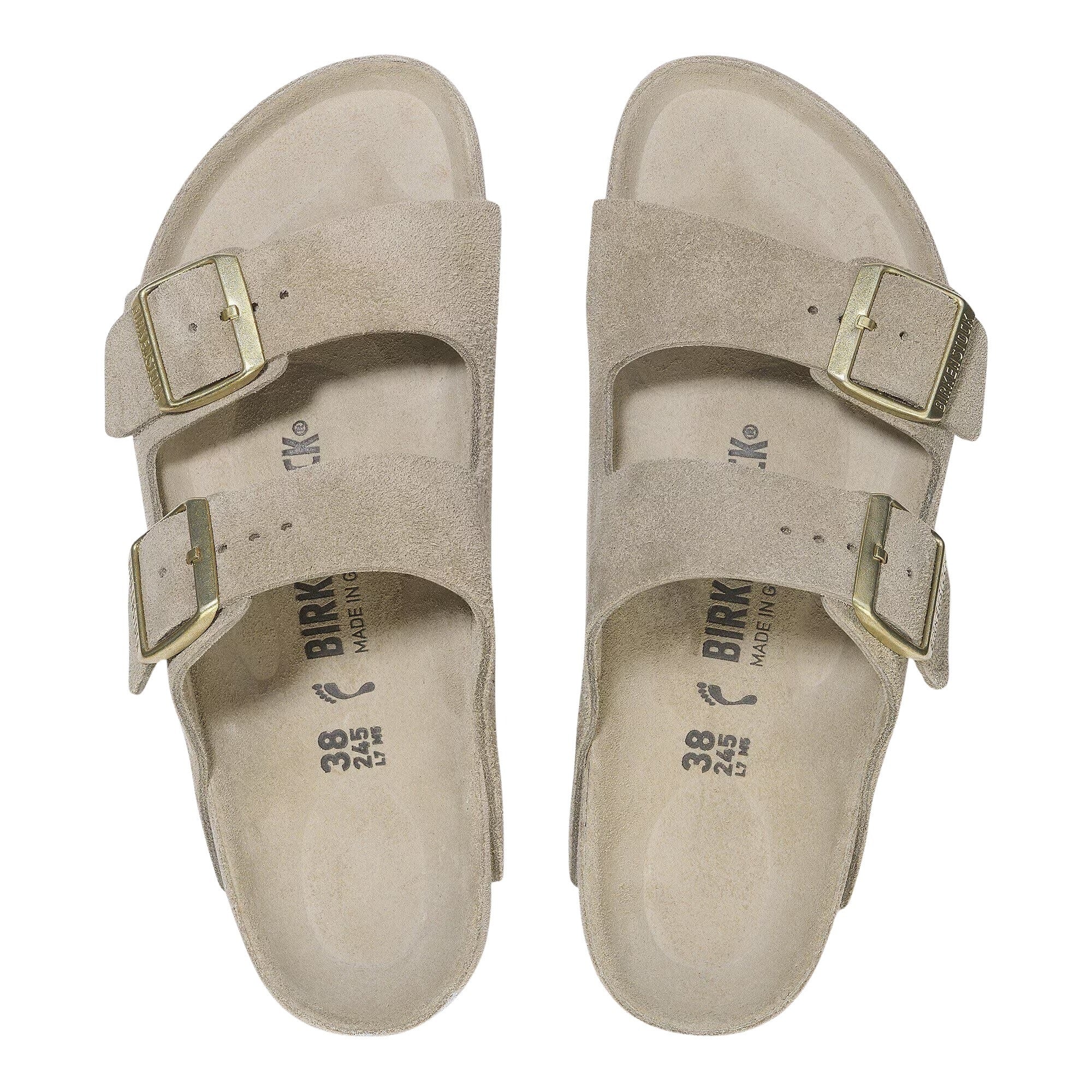 Arizona Exq Grey Leather | Suede Shoe