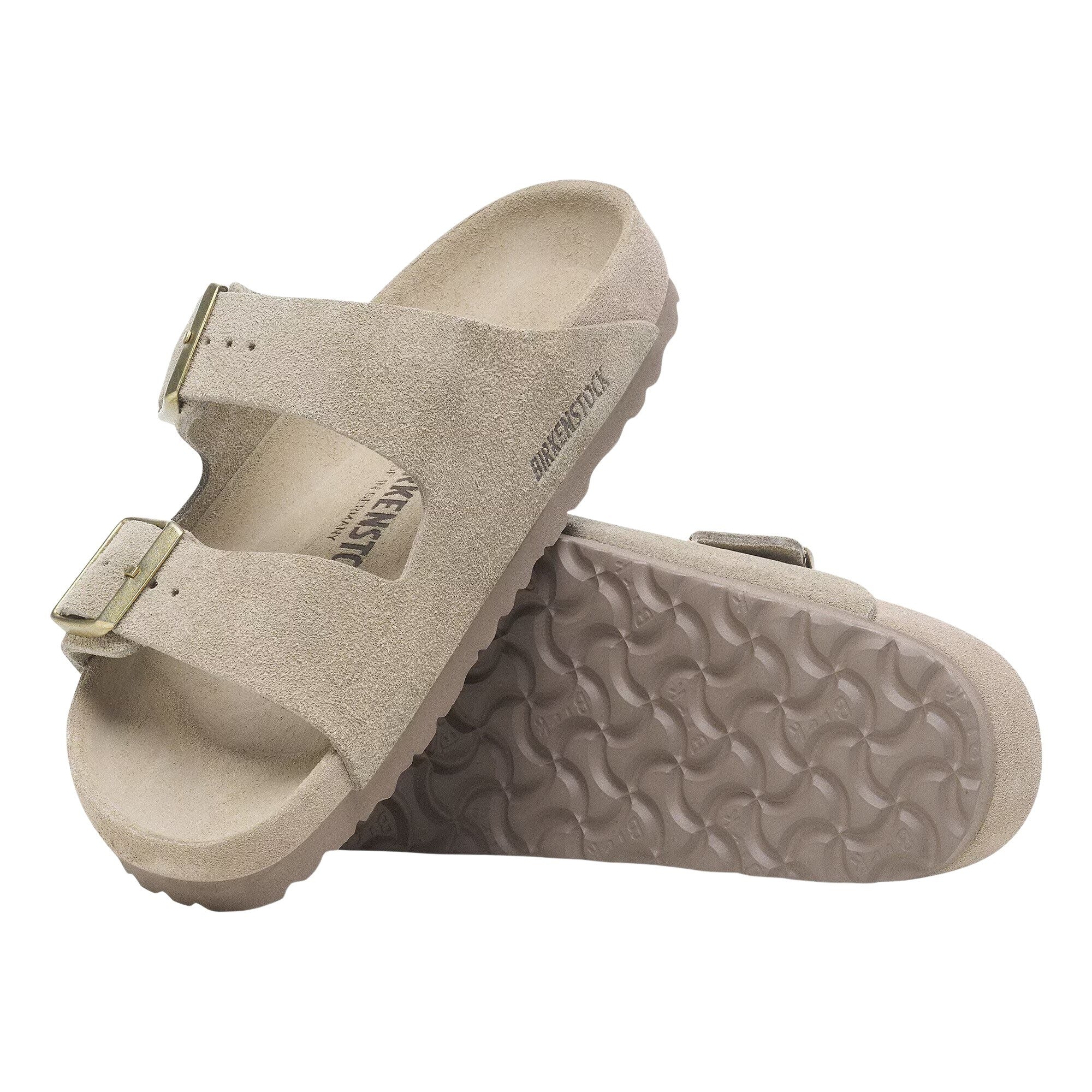 Arizona Exq Grey Leather | Suede Shoe
