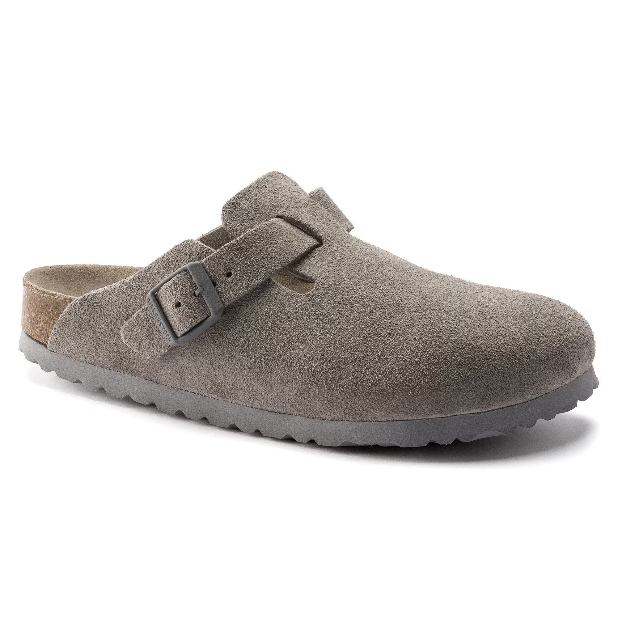 Boston Sfb Grey Leather | Suede Shoe