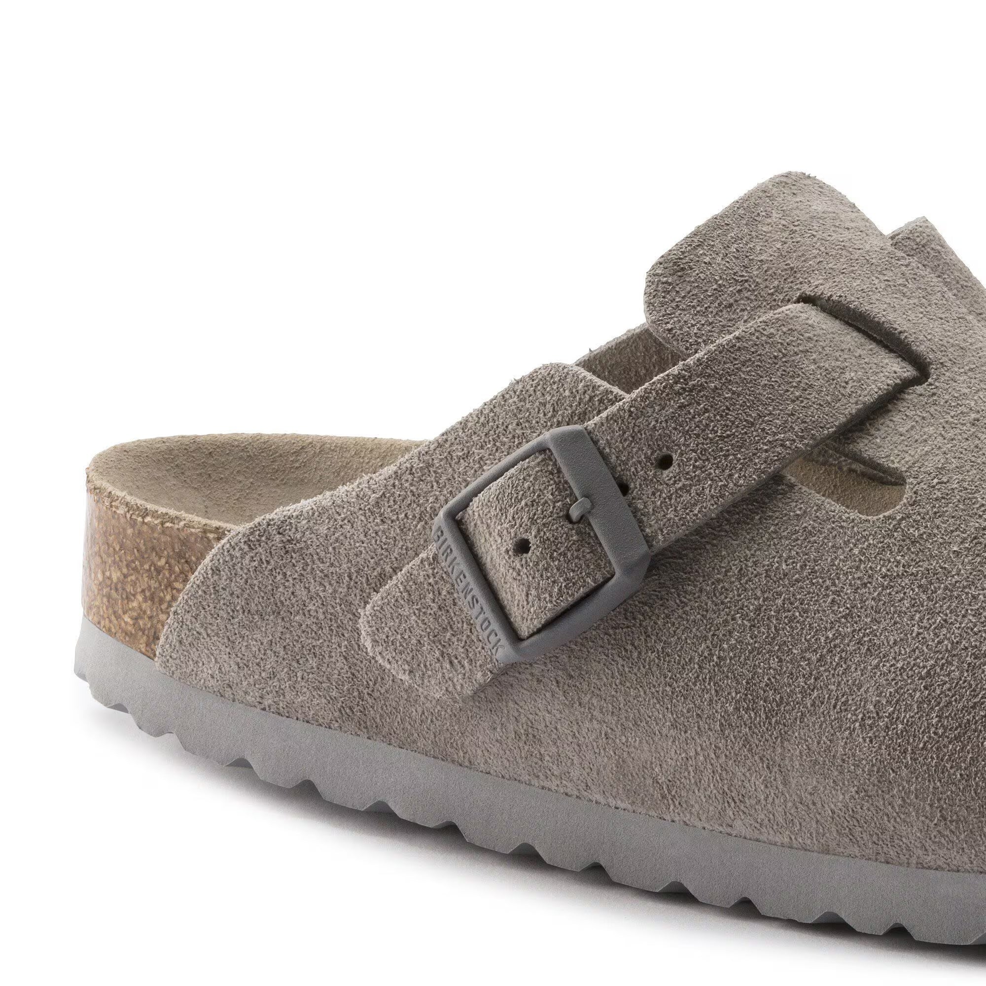Boston Sfb Grey Leather | Suede Shoe
