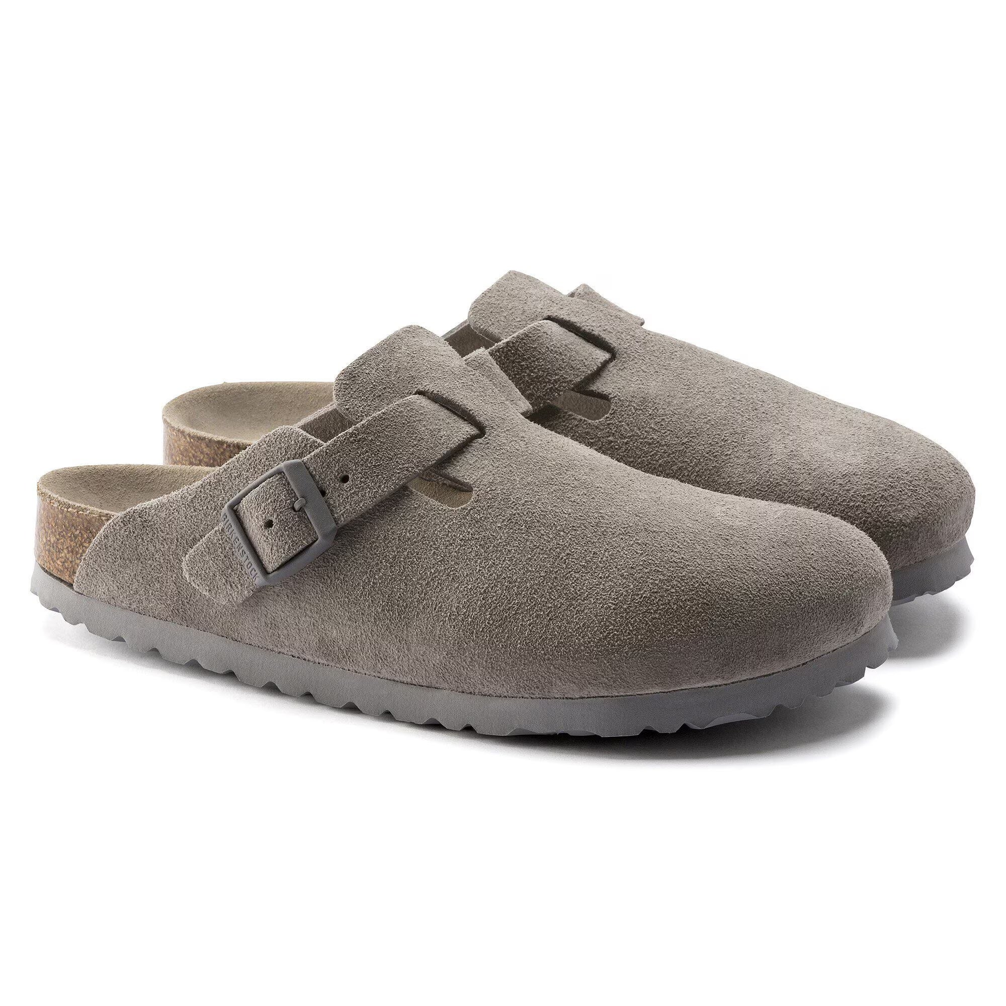 Boston Sfb Grey Leather | Suede Shoe