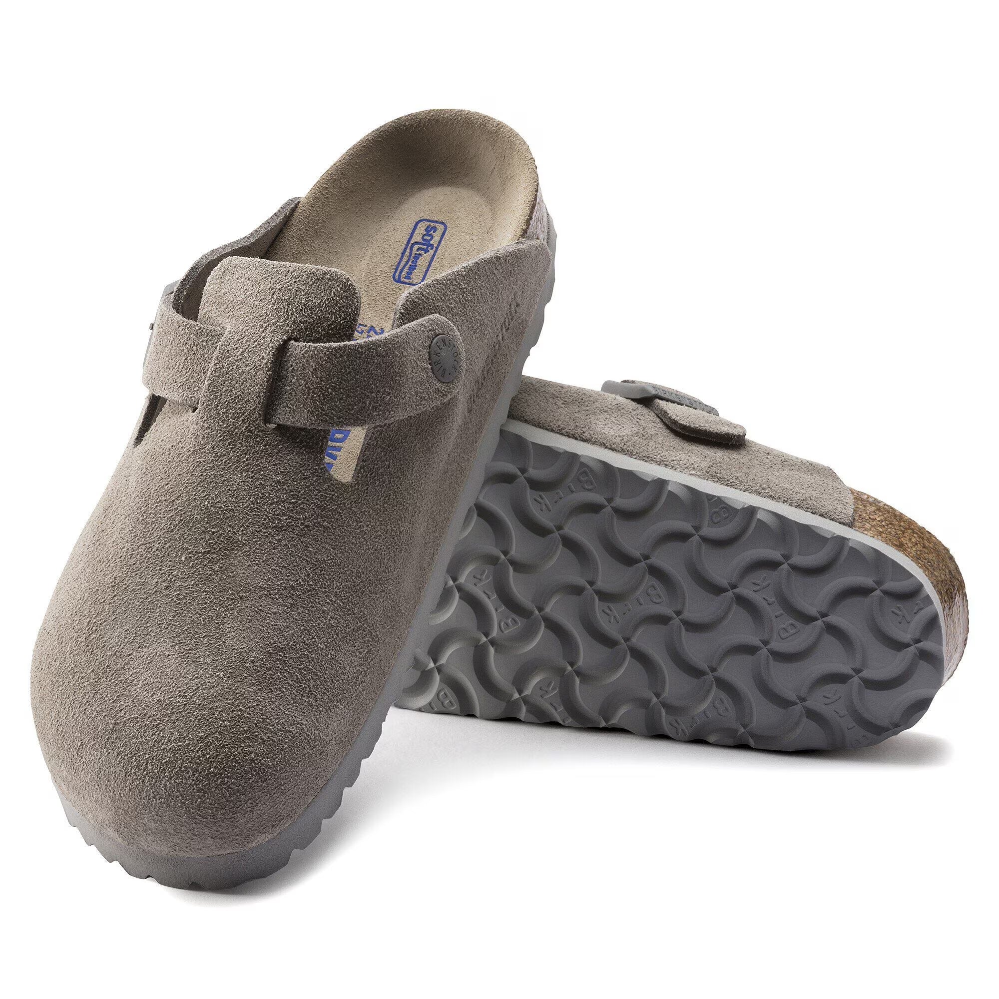 Boston Sfb Grey Leather | Suede Shoe