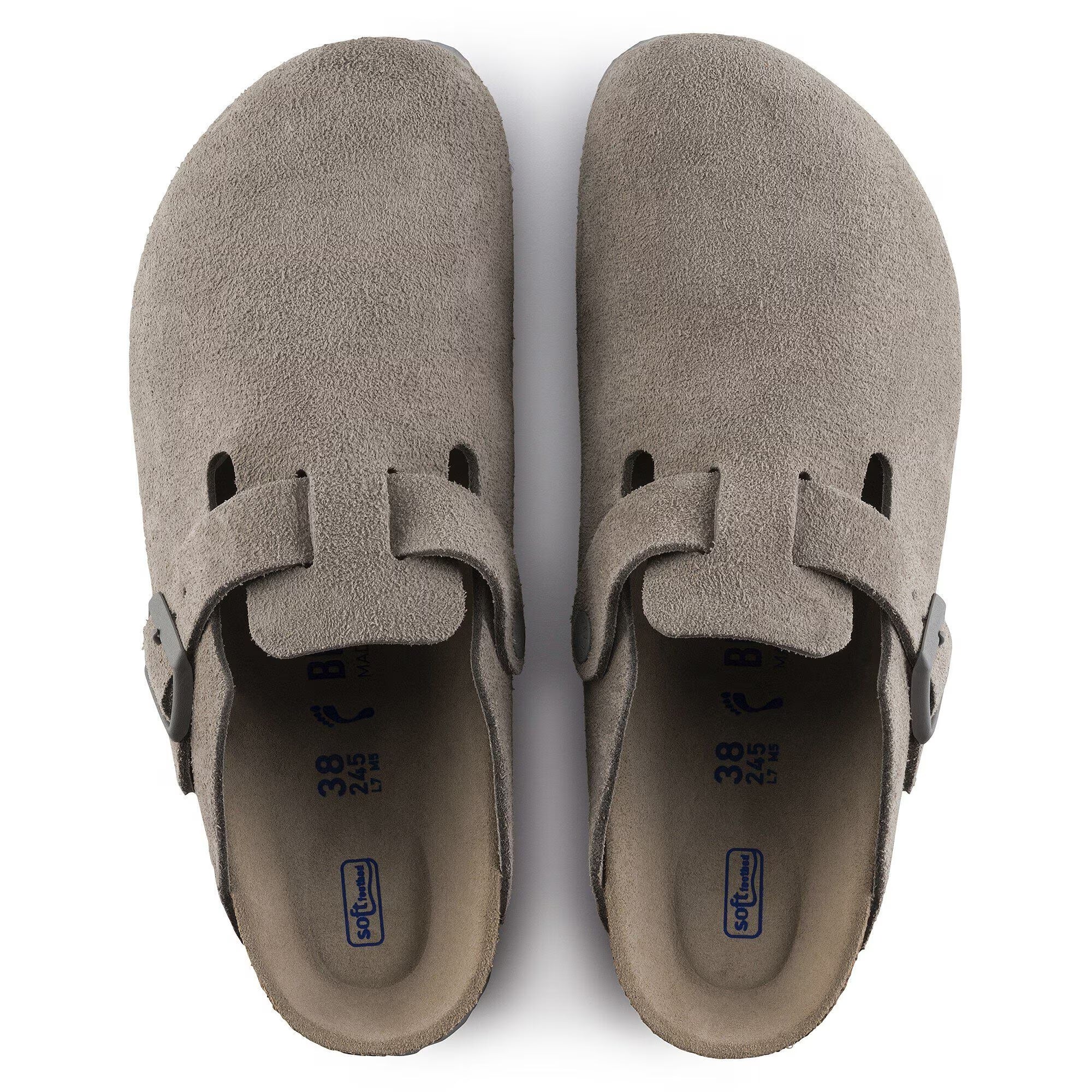 Boston Sfb Grey Leather | Suede Shoe