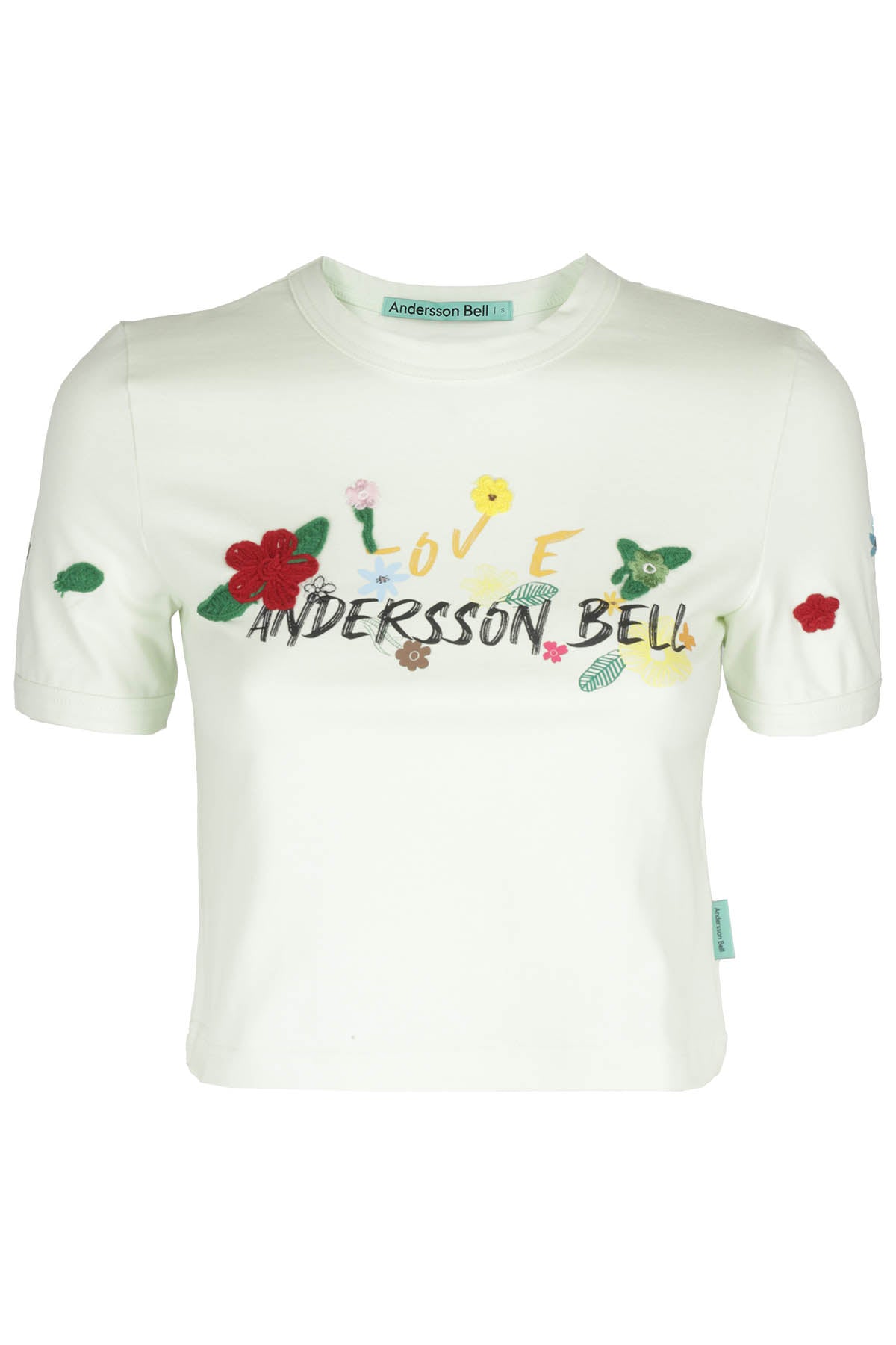 Dasha Flower Garden Logo Multicolour Cotone T-shirt