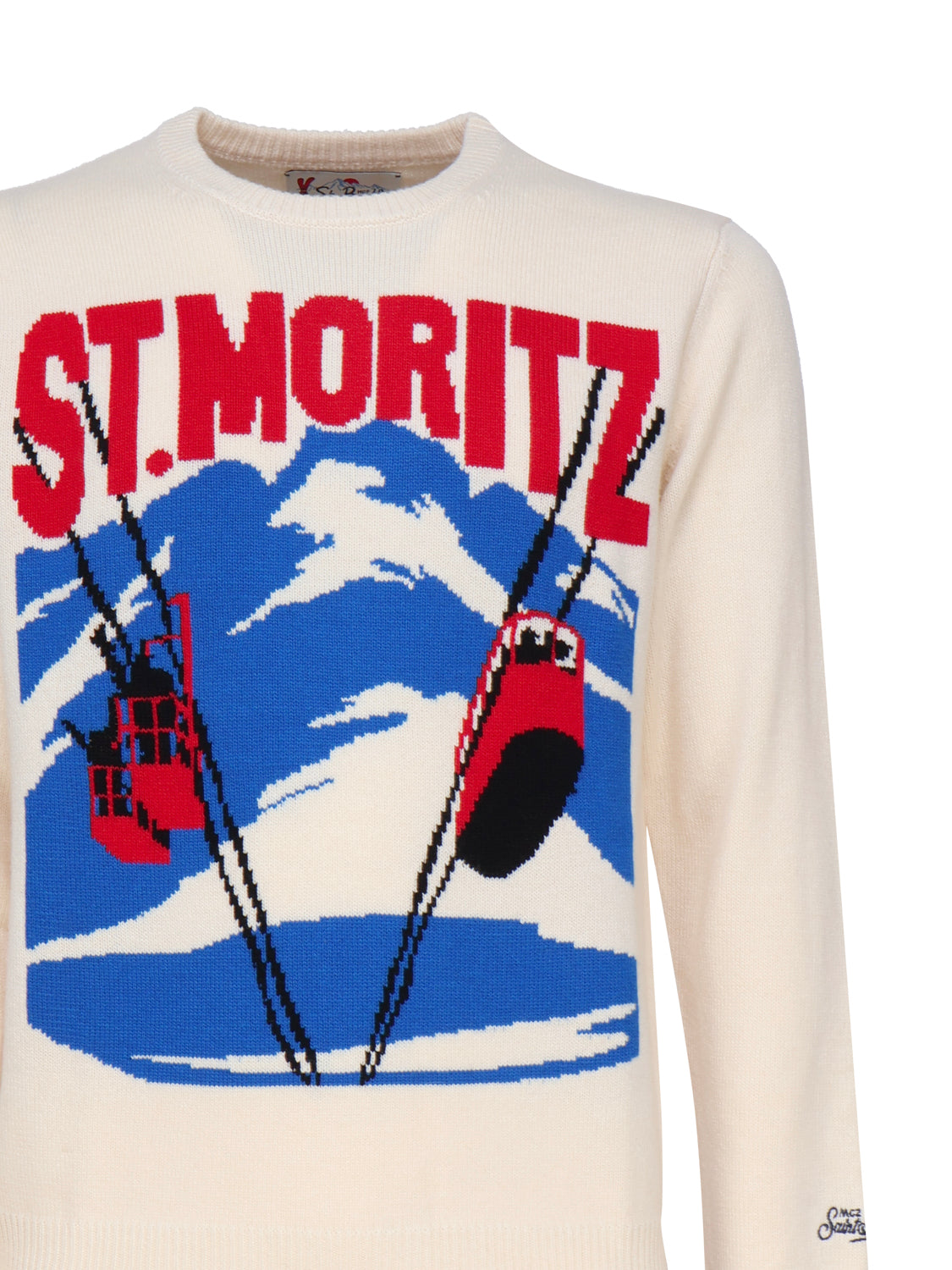 Mc2 Saint Barth Sweaters White Wo Vi Pa Ws