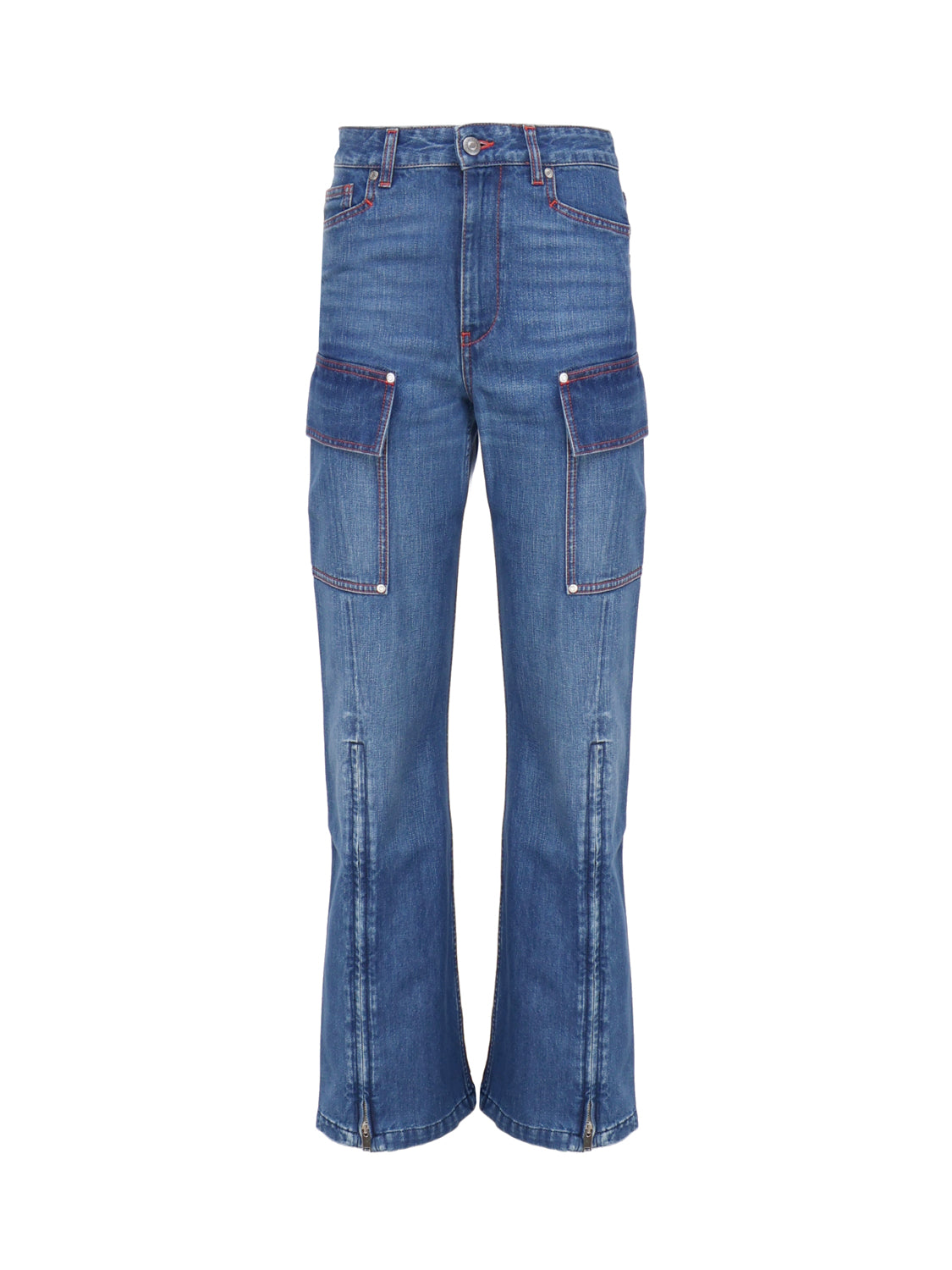 Stella McCartney Jeans 70''s Blue Cotton Denim
