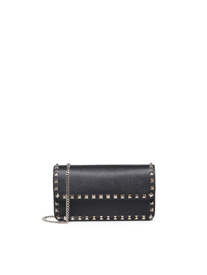 Valentino Garavani Wallets Black Caalfskin