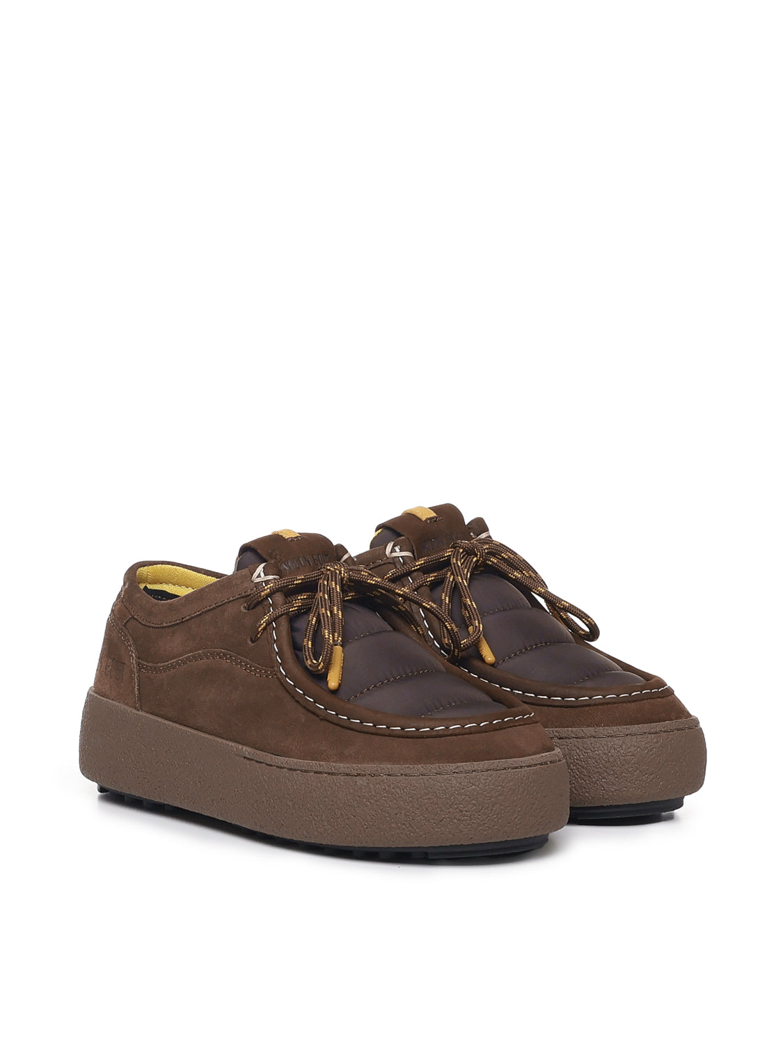 Moon Boot Sneakers Brown Suede