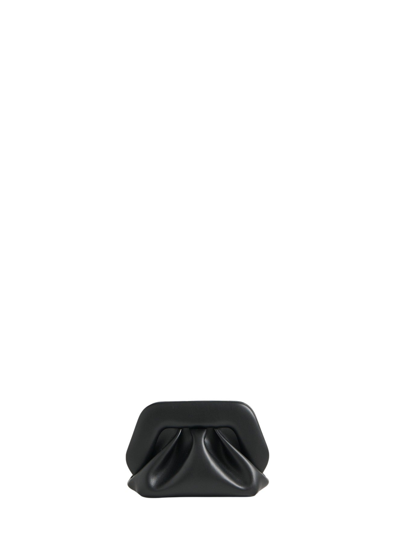 Bios Small Vegan Fabric Black Polyurethane Bag