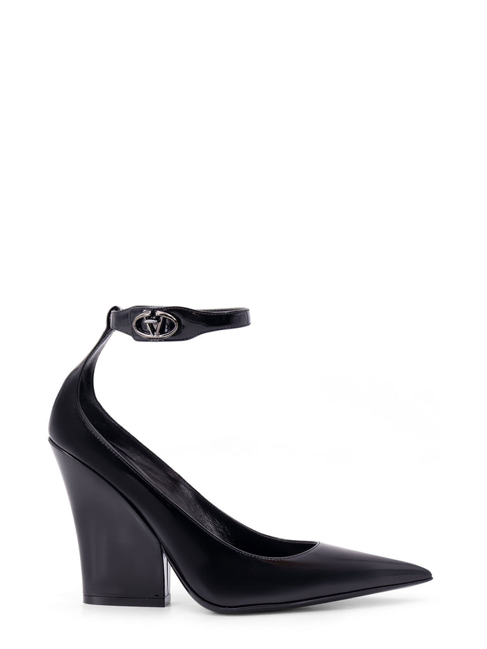 Valentino Garavani With Heel Black Pelle
