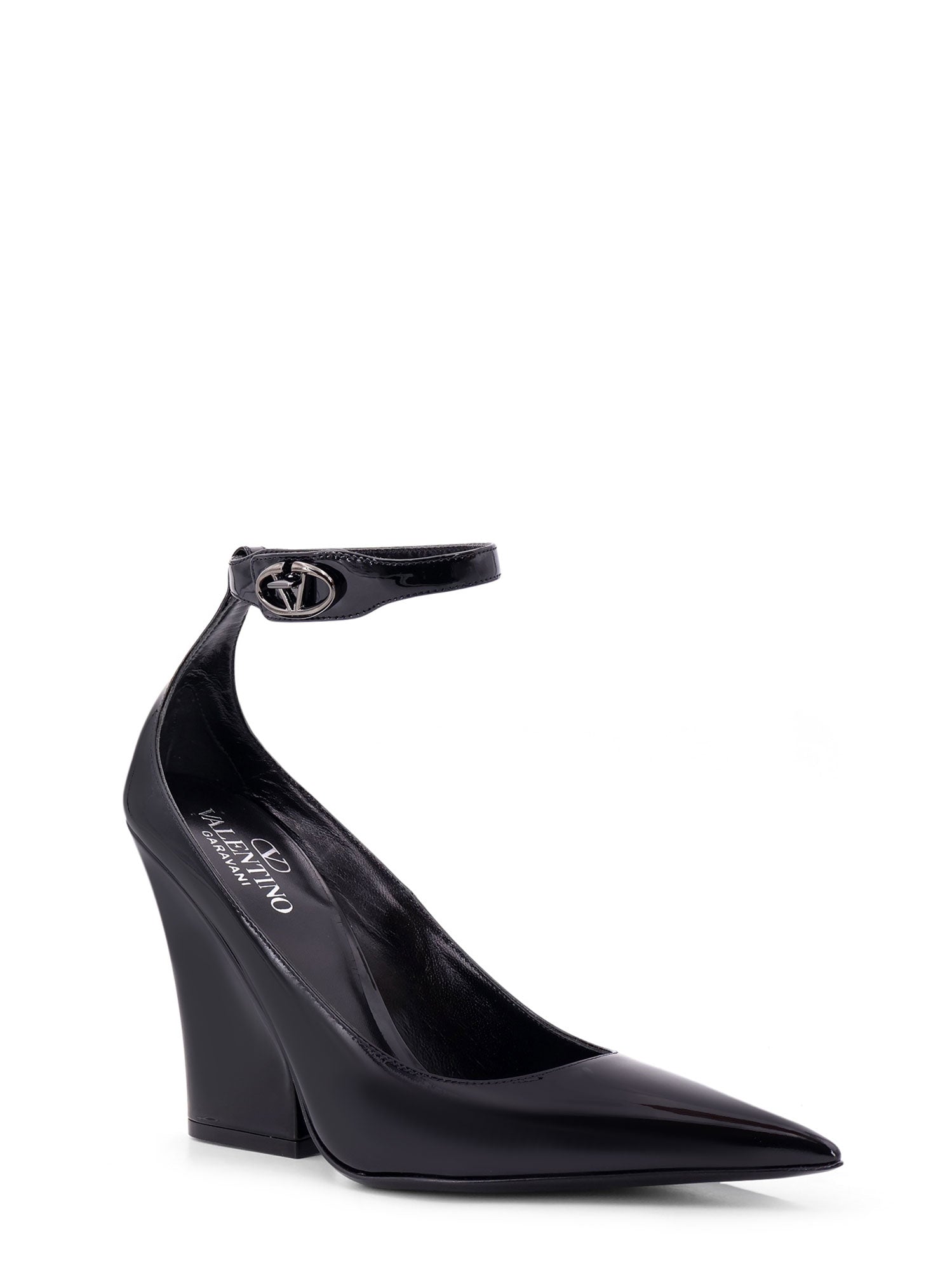 Valentino Garavani With Heel Black Pelle