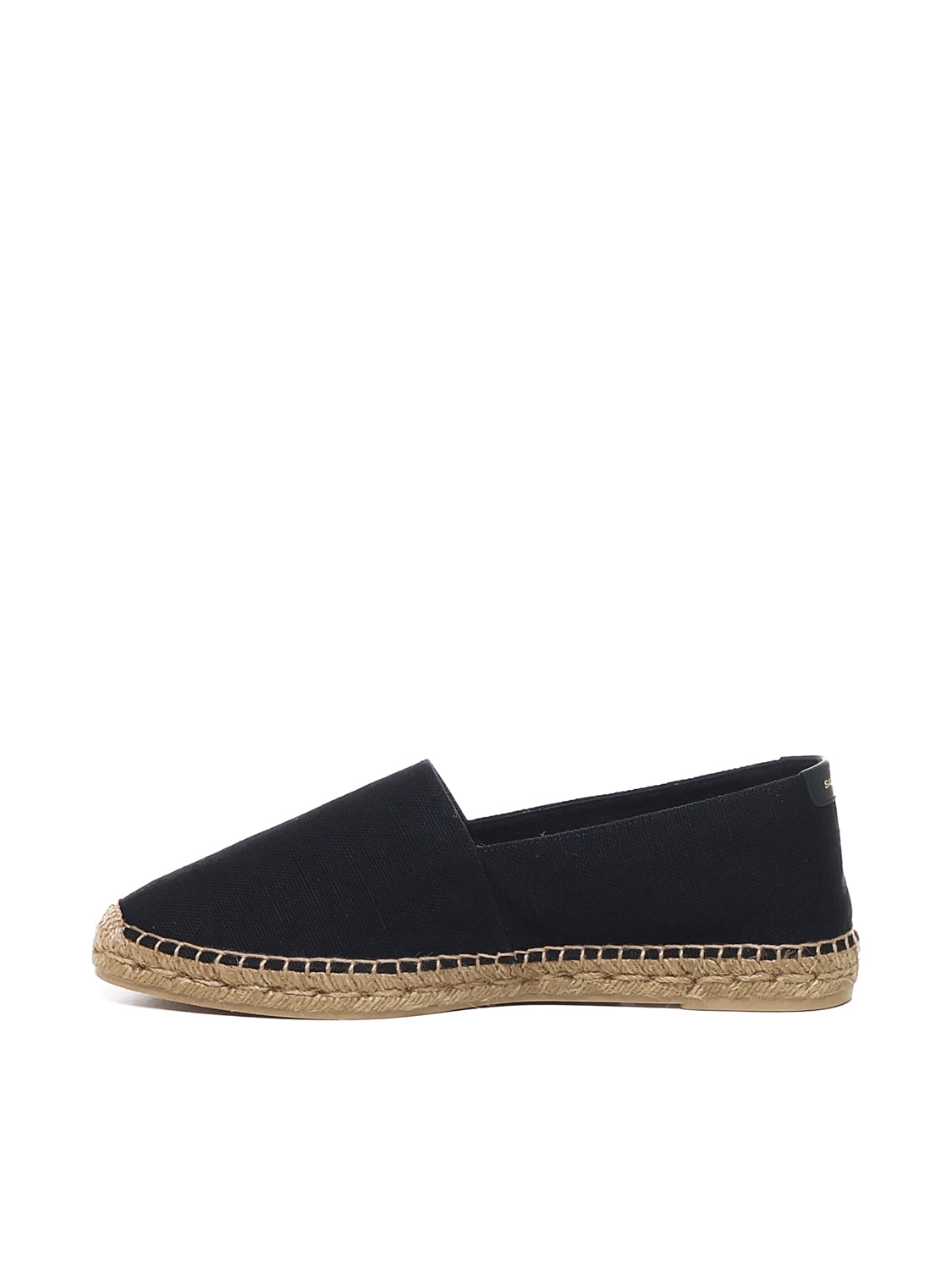 Saint Laurent Flat Shoes Black Cotton