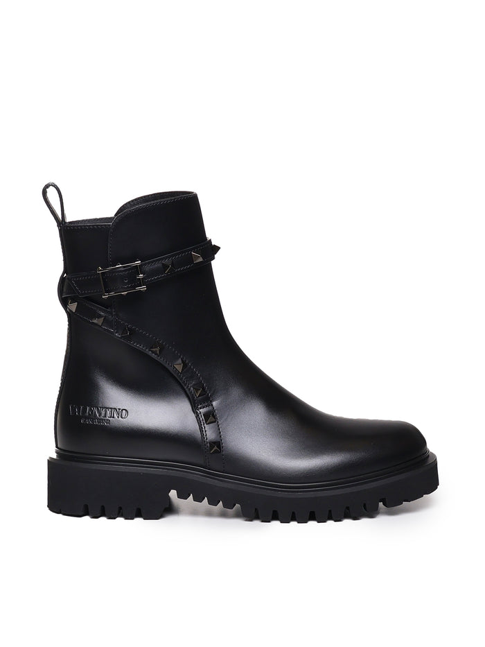 Valentino Garavani Boots Black Calfskin