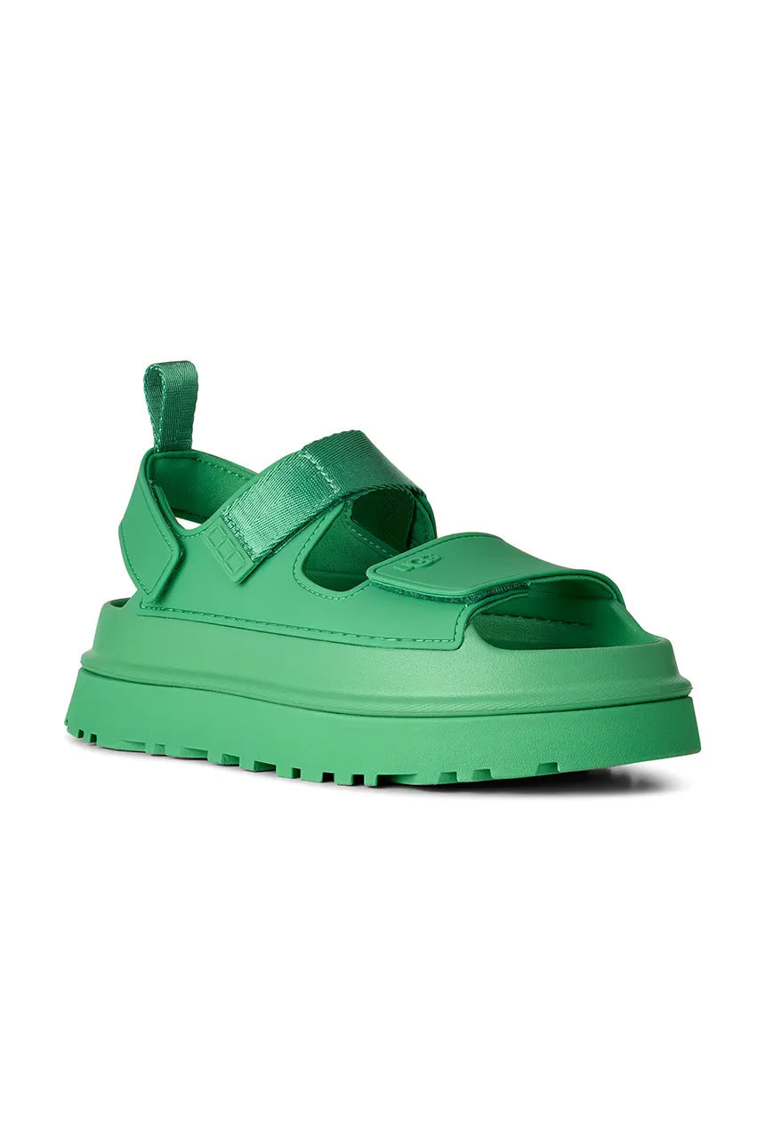 W Goldenglow Green Leather Shoe