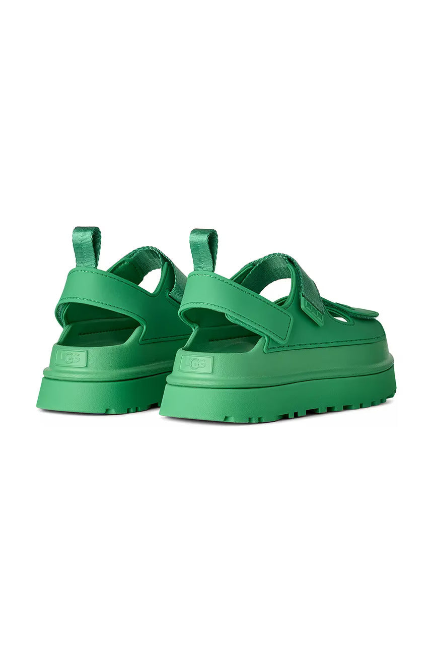 W Goldenglow Green Leather Shoe