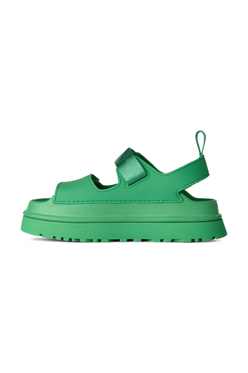 W Goldenglow Green Leather Shoe
