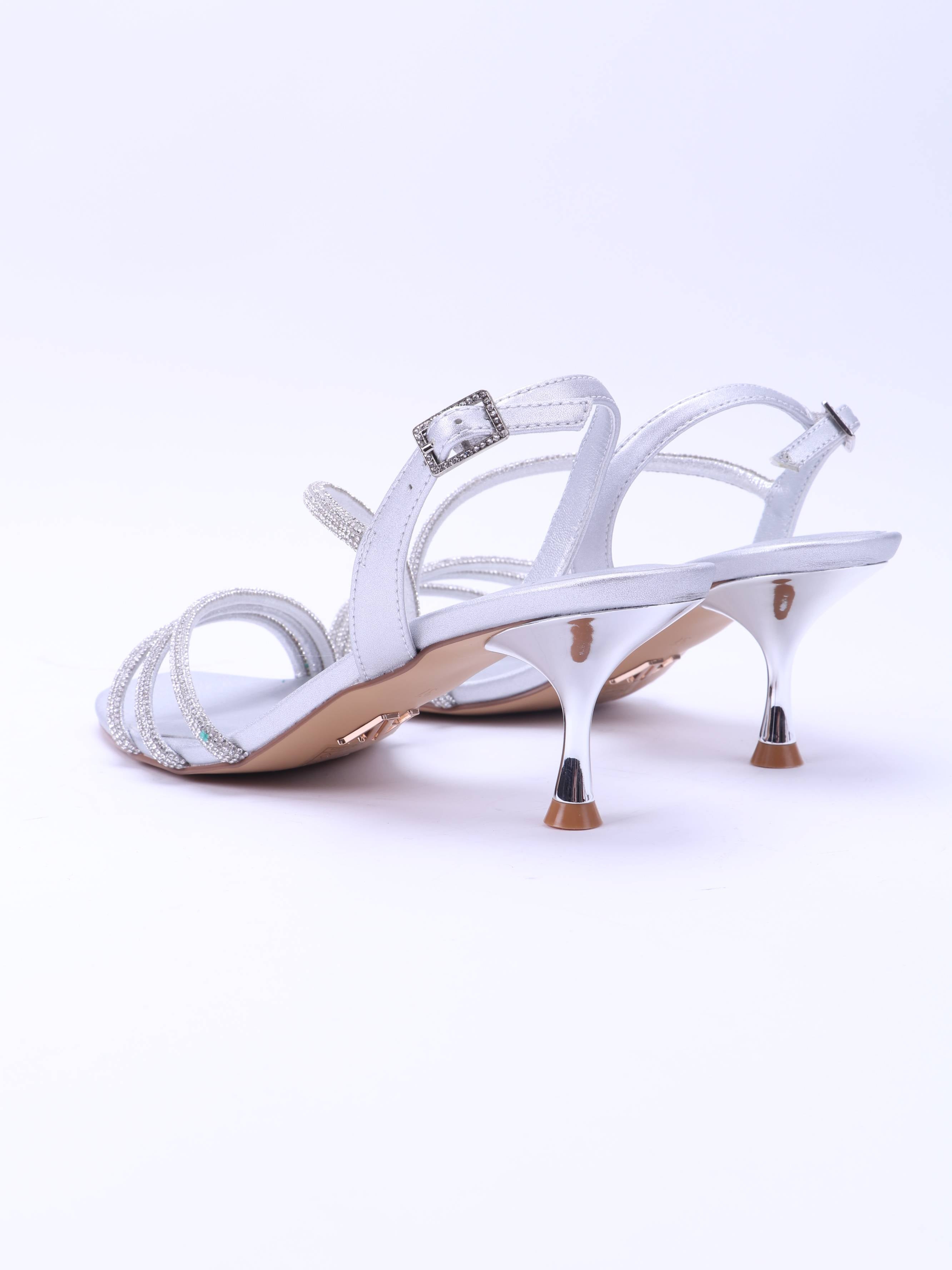 Sandalo Metallic Calf Leather Shoe