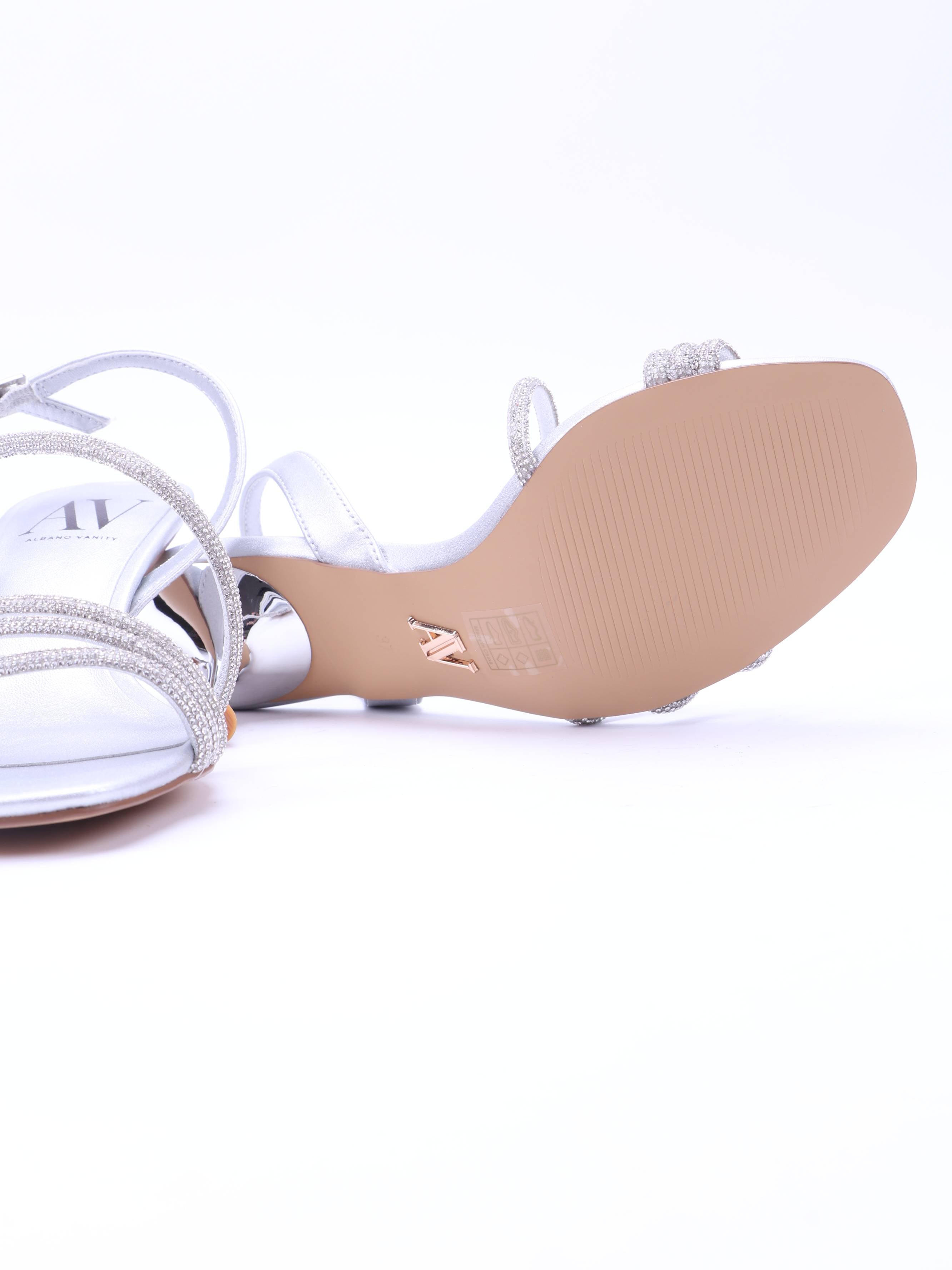 Sandalo Metallic Calf Leather Shoe